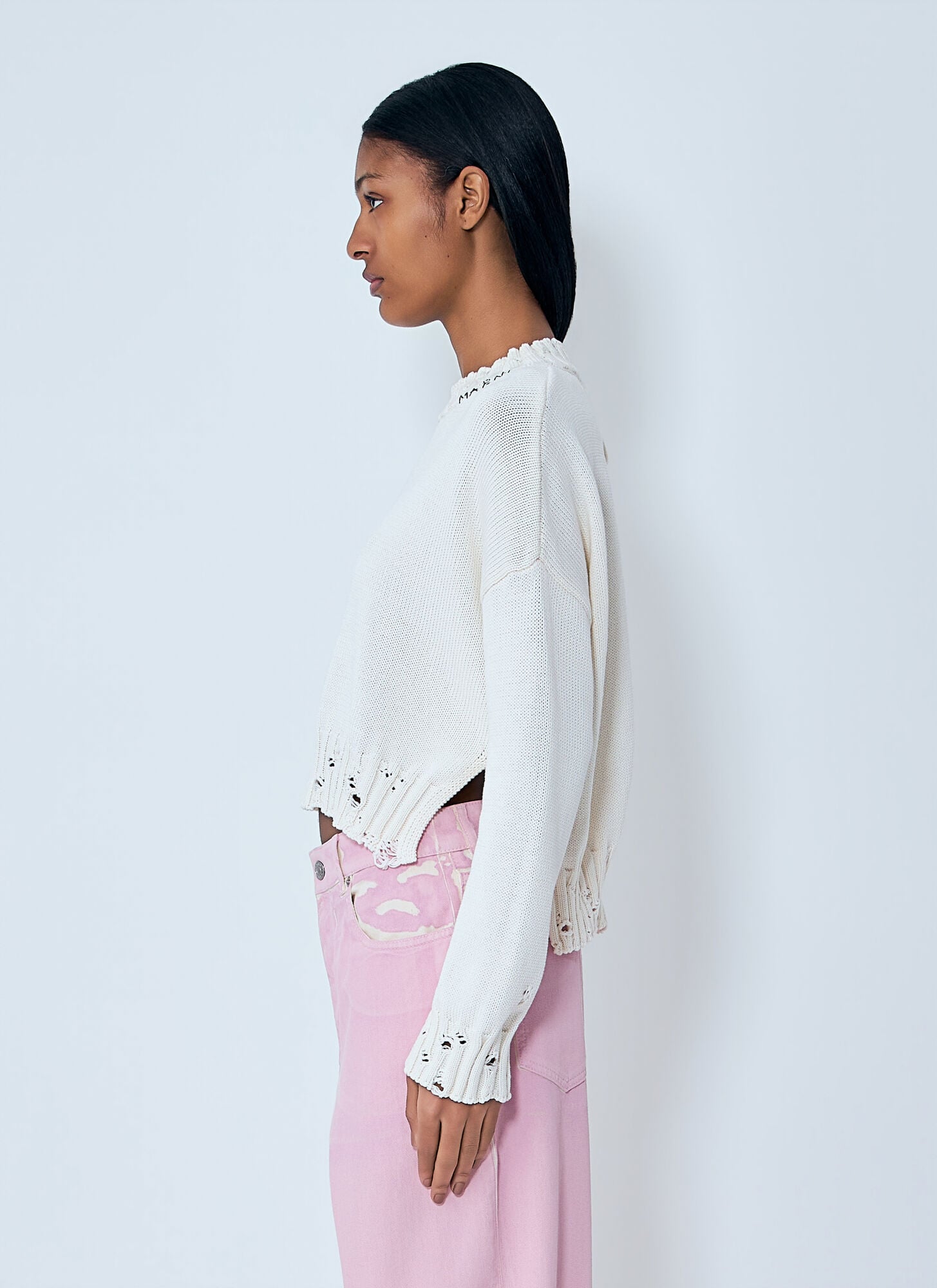  Marni Marni Logo Motif Sweater - Frau Strick Cream It - 42 