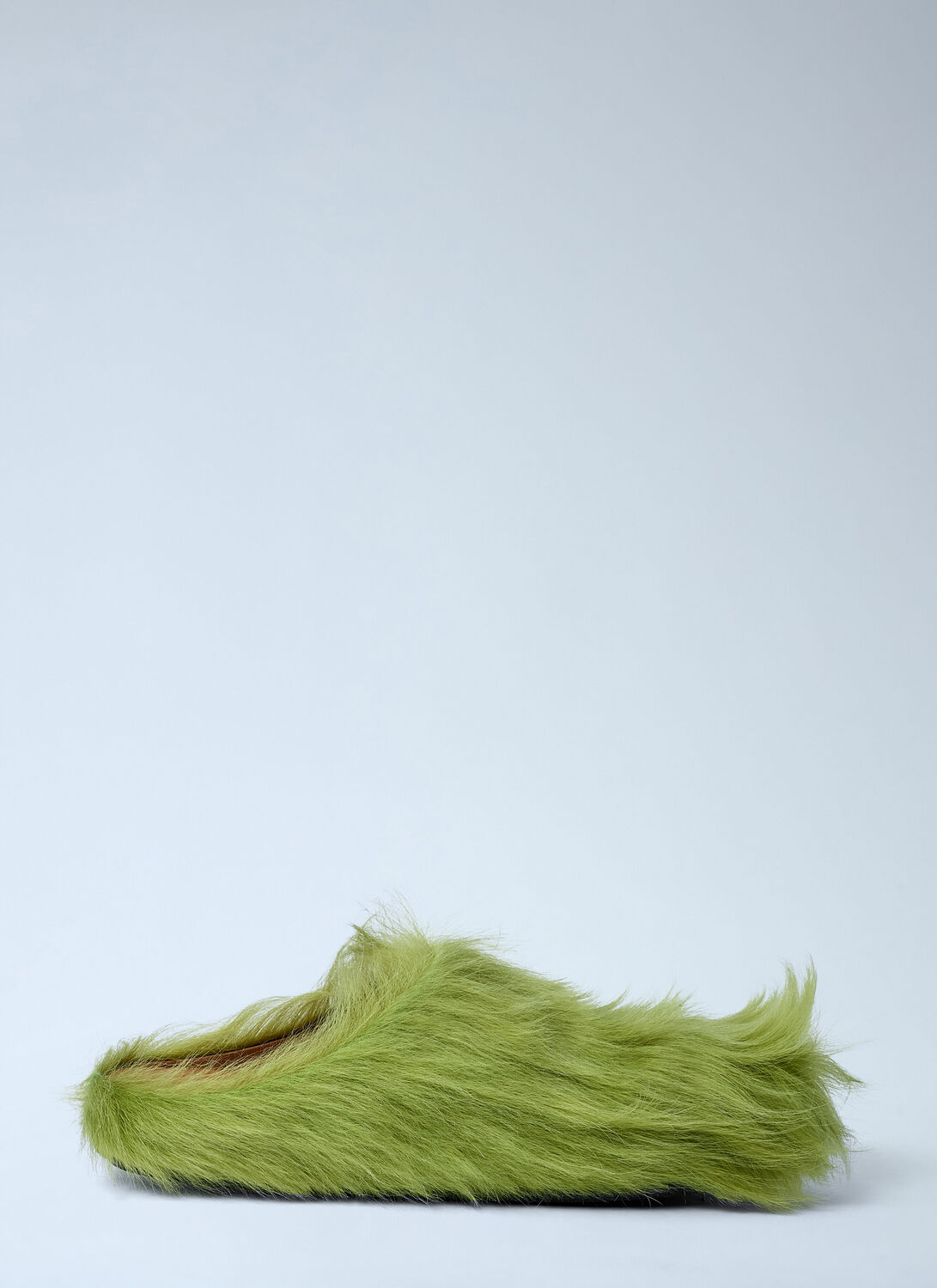 Marni Fussbett Round Toe Slip-on Mules In Yellow