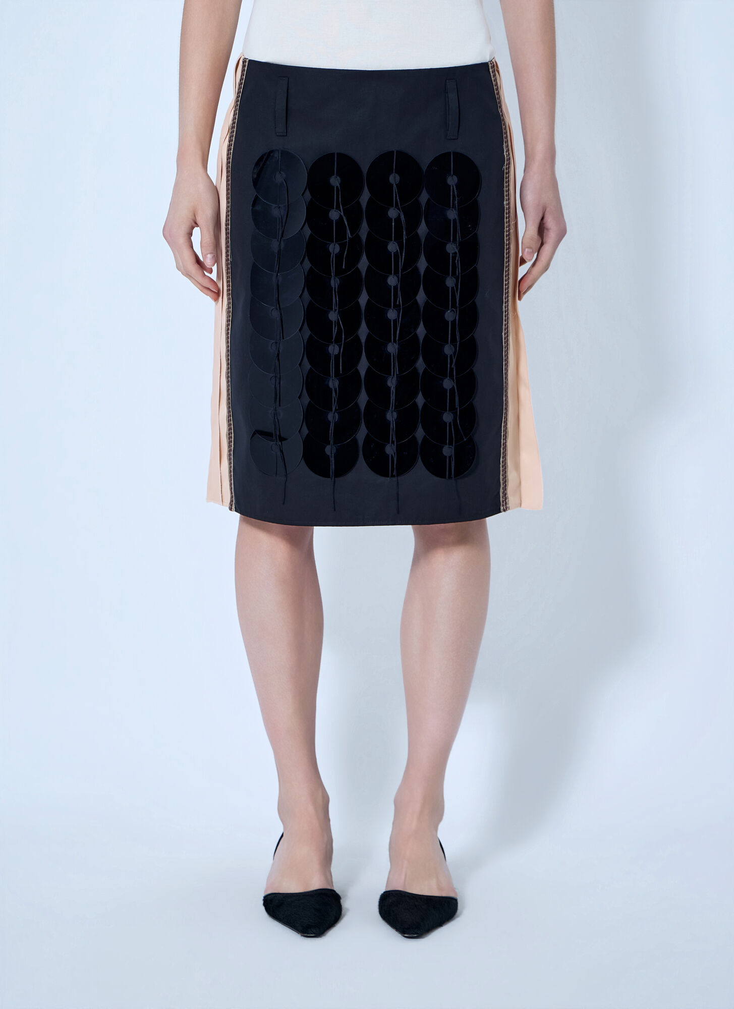 Marni Appliquéd Midi Skirt - Woman Skirts Black It - 42 - Immagine 1
