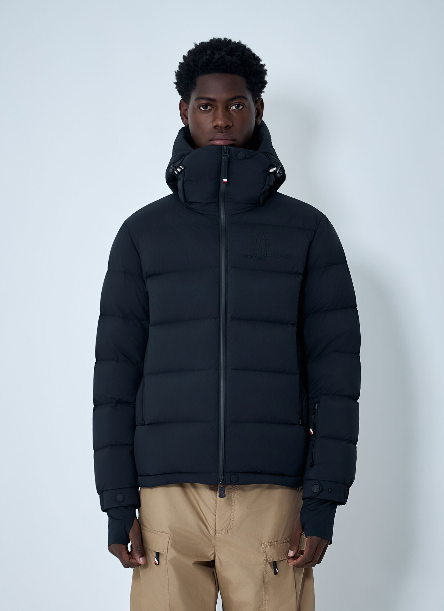 Moncler Grenoble Men's Black Erterle Short Down Jacket - Man Jackets 1