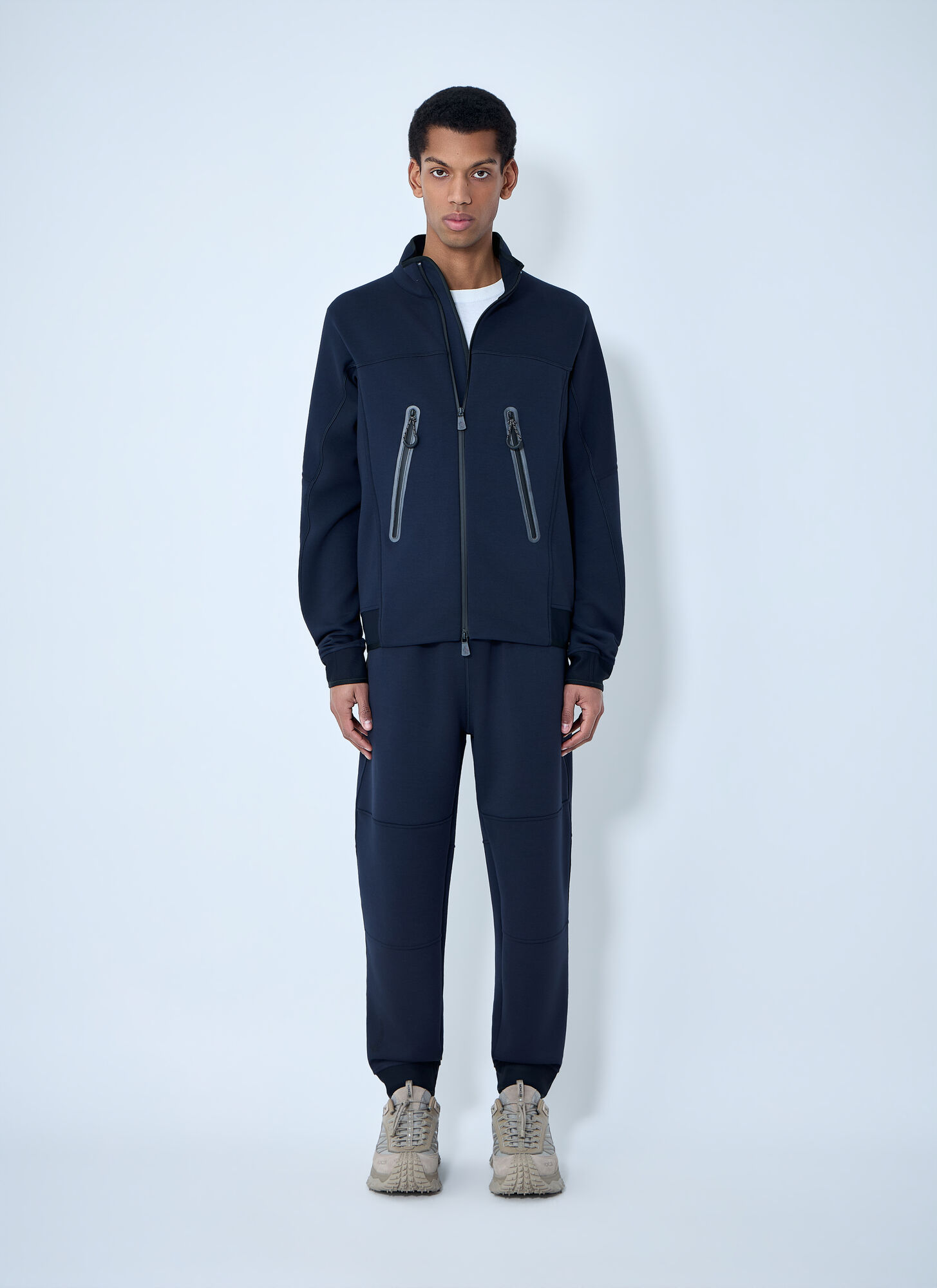  Moncler Grenoble Moncler Grenoble Zip-up Cardigan - Mann Jacken Dark Blue S 