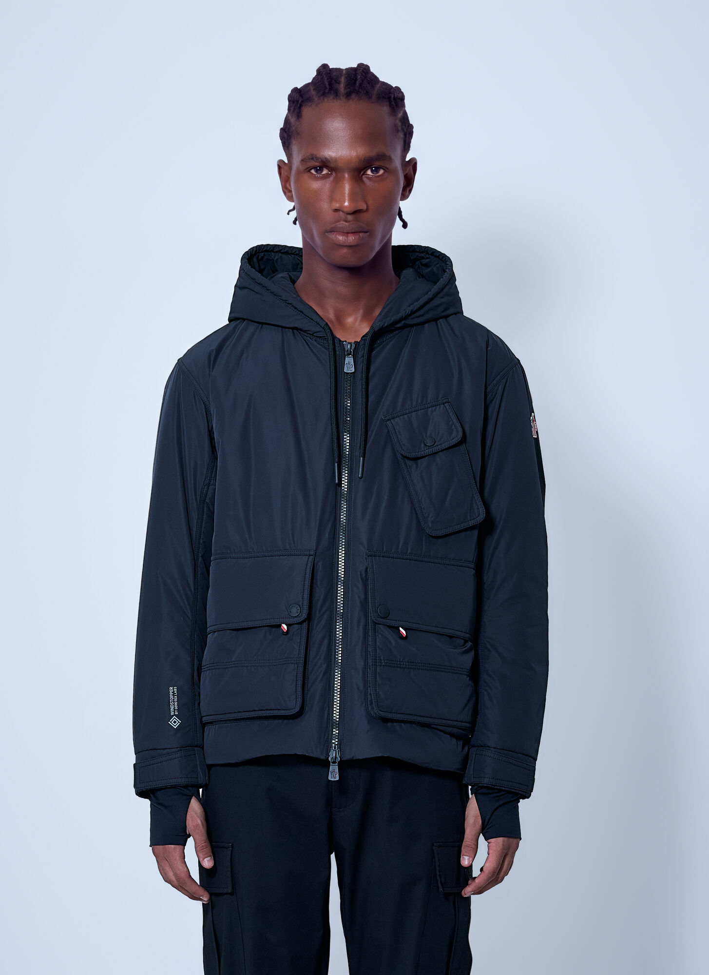 Moncler Grenoble Men's Black Ober Jacket - Man Jackets 1