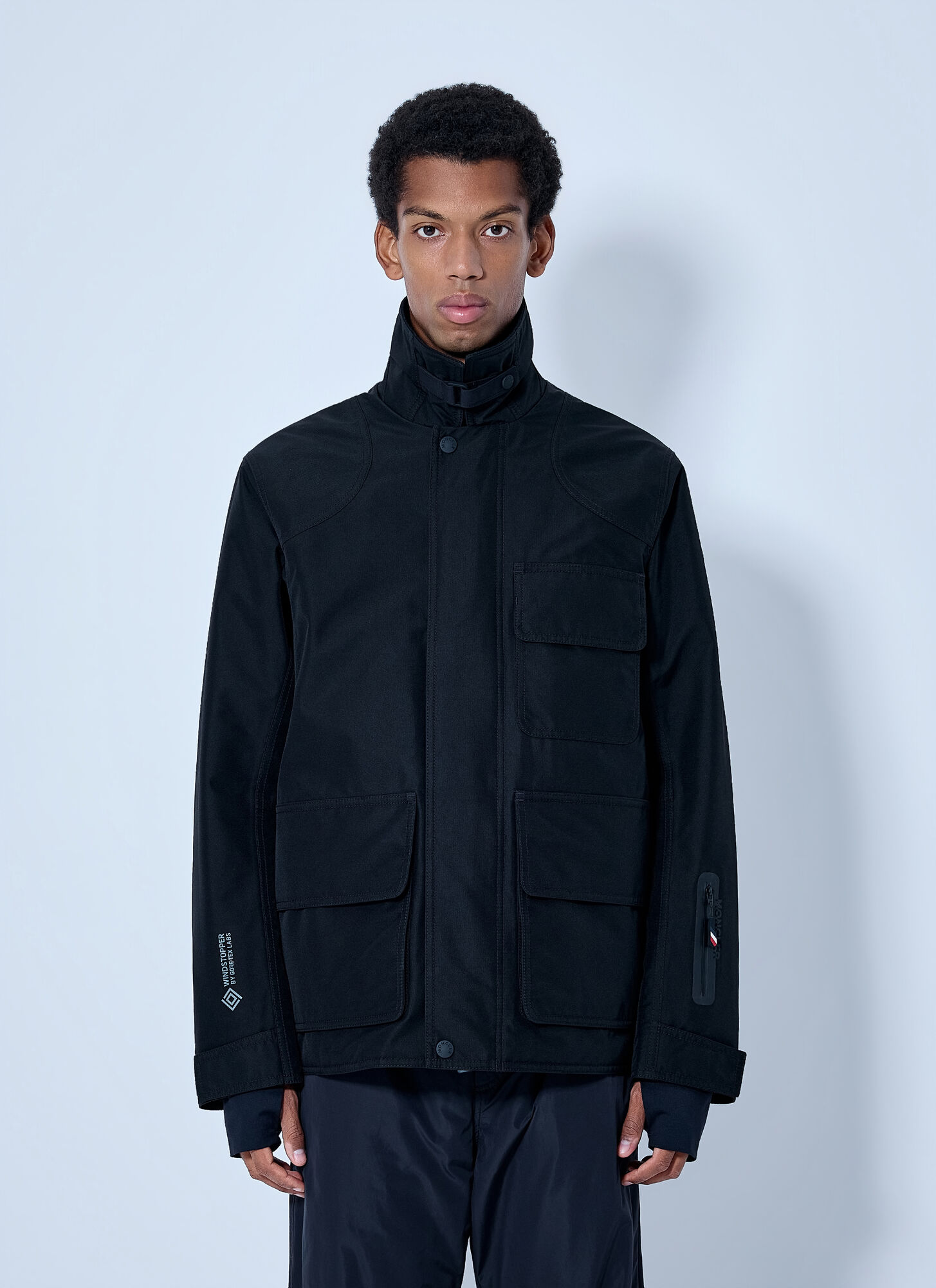 Moncler Grenoble Uomo Nero Andes Hooded Insulated Ski Jacket - Man Jackets 4
