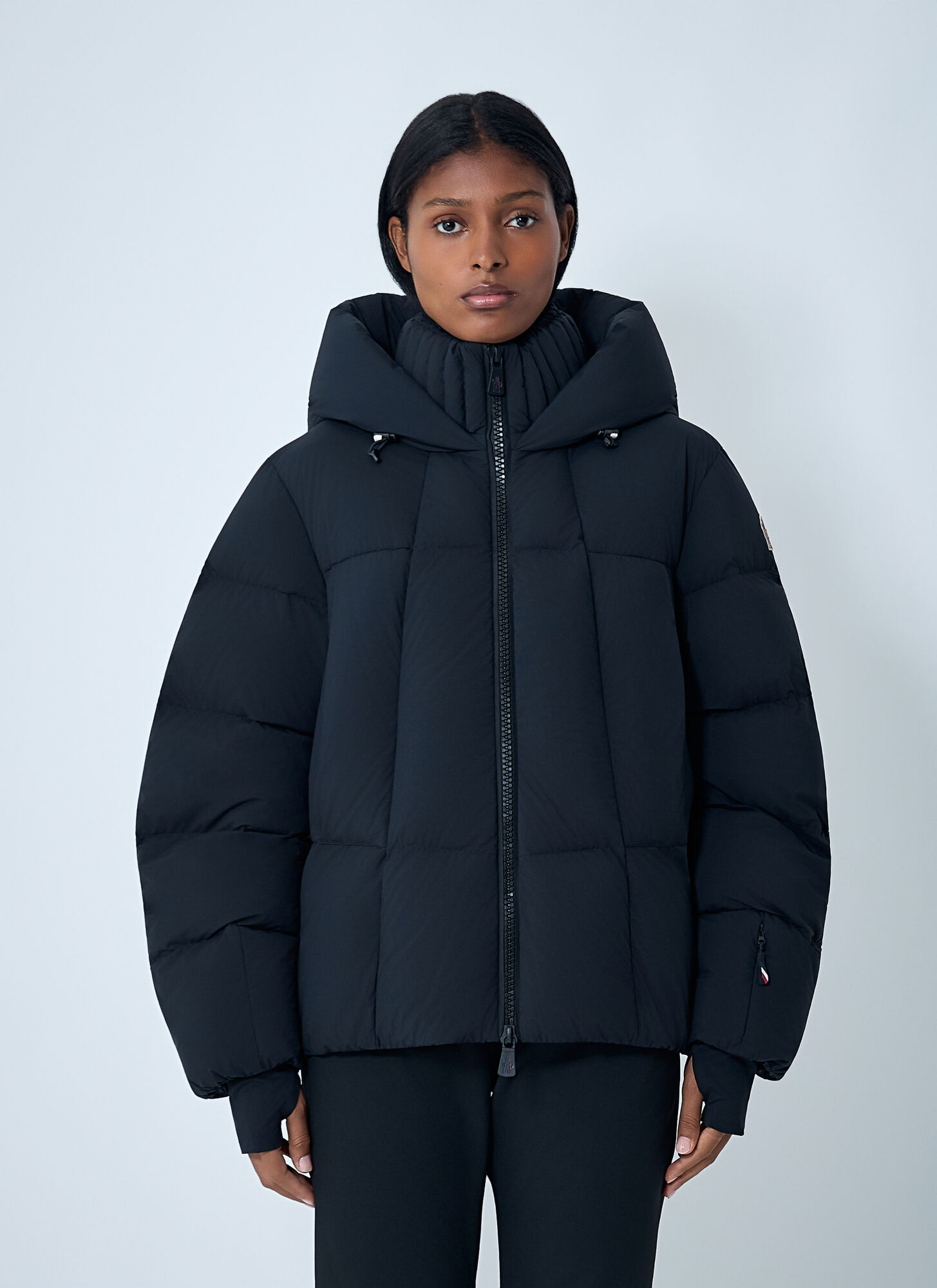 Moncler Grenoble Women's Black Bonnieure Short Down Jacket - Woman Jackets 0