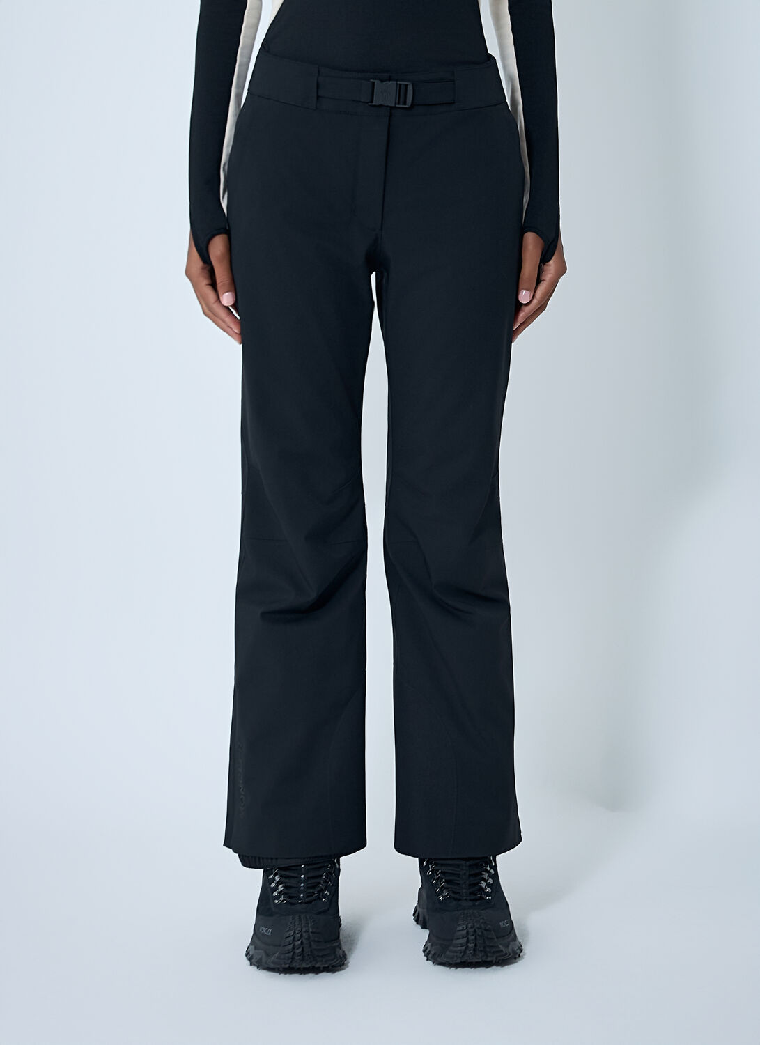 Moncler Padded Ski Pants In Blue