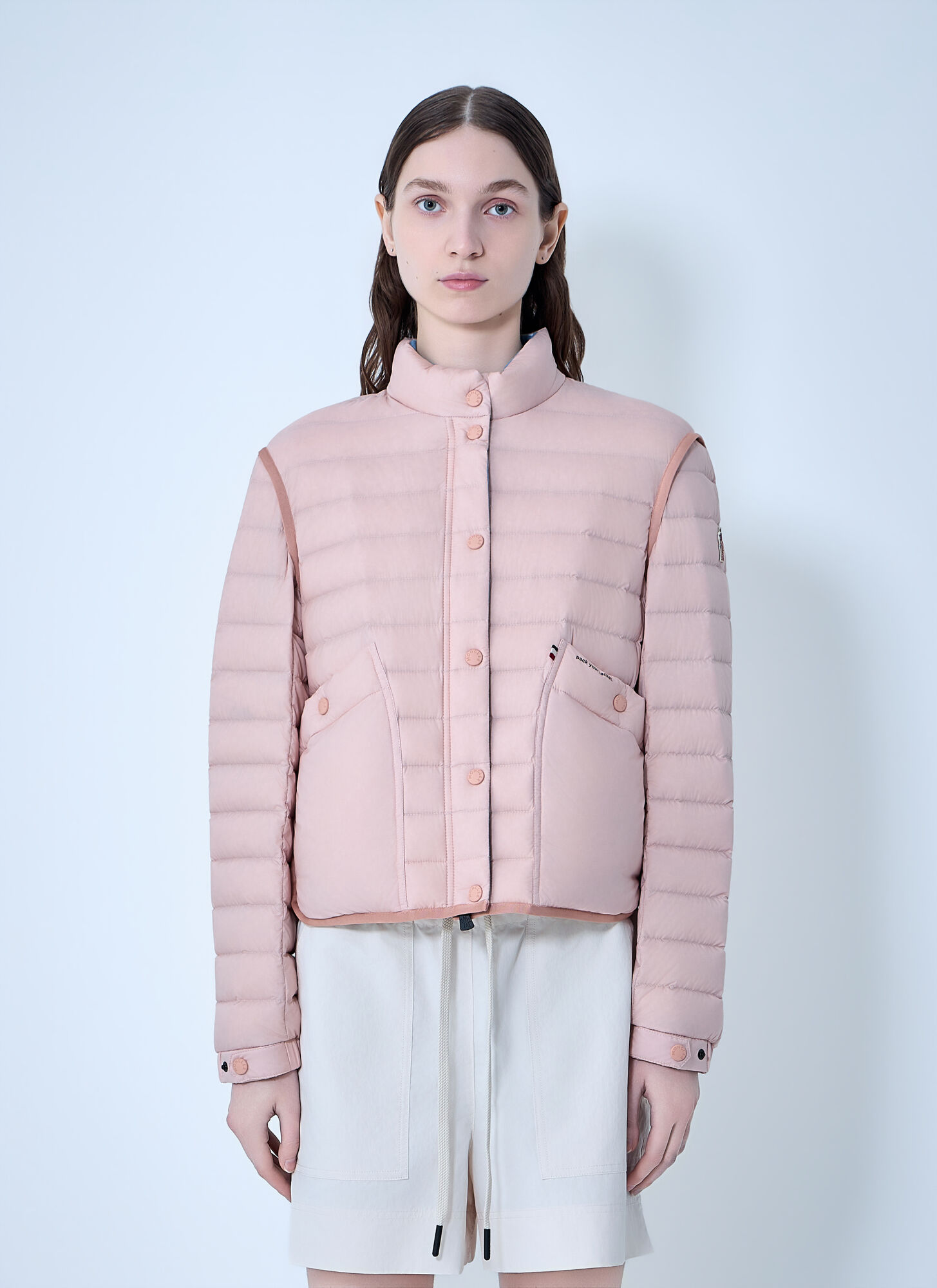 Moncler Grenoble Women's Pink Madulain Down Jacket - Woman Jackets 00