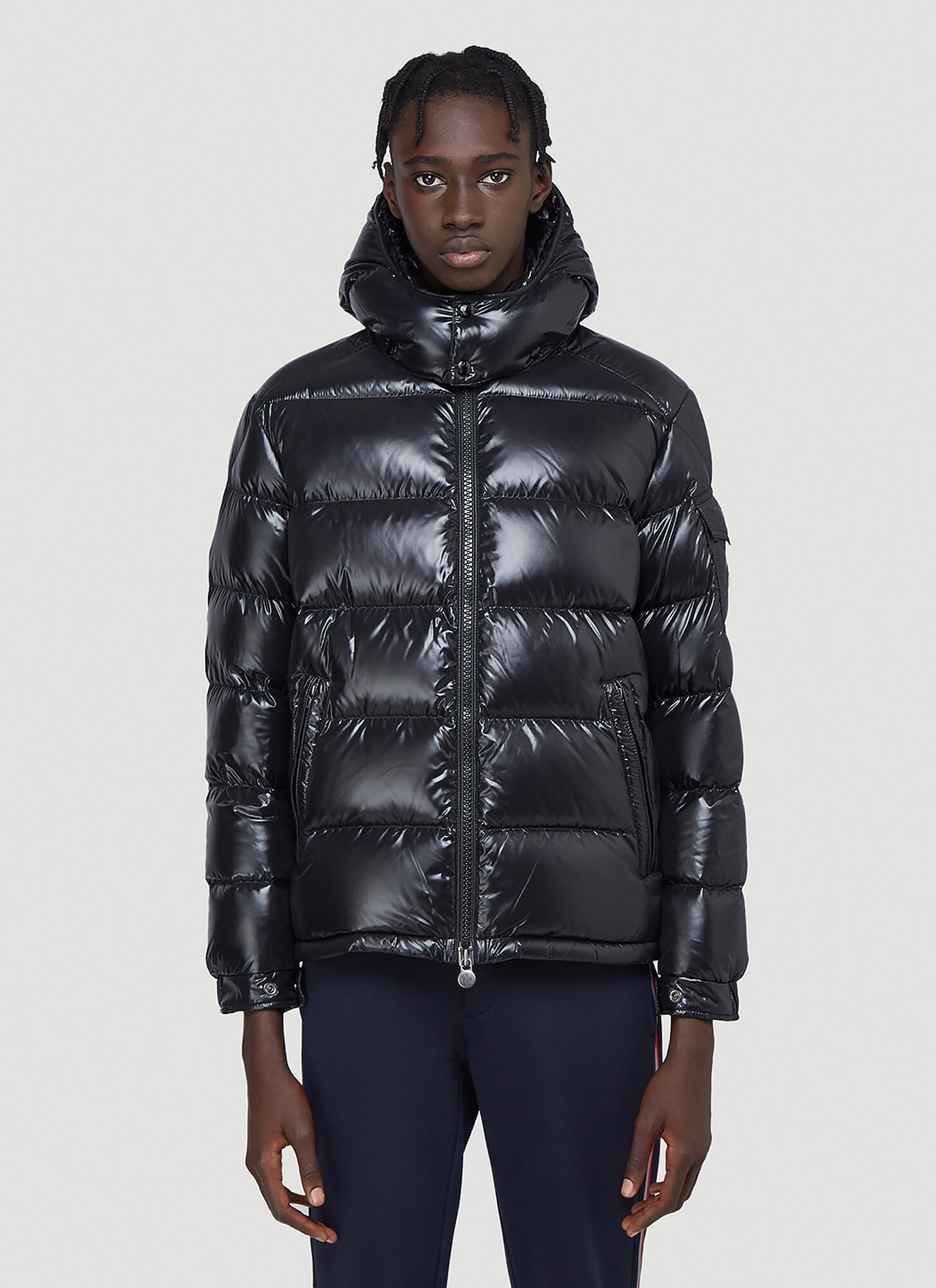 Moncler , Winter Jackets, Male, Black, M, Maya Jacket - Image 5