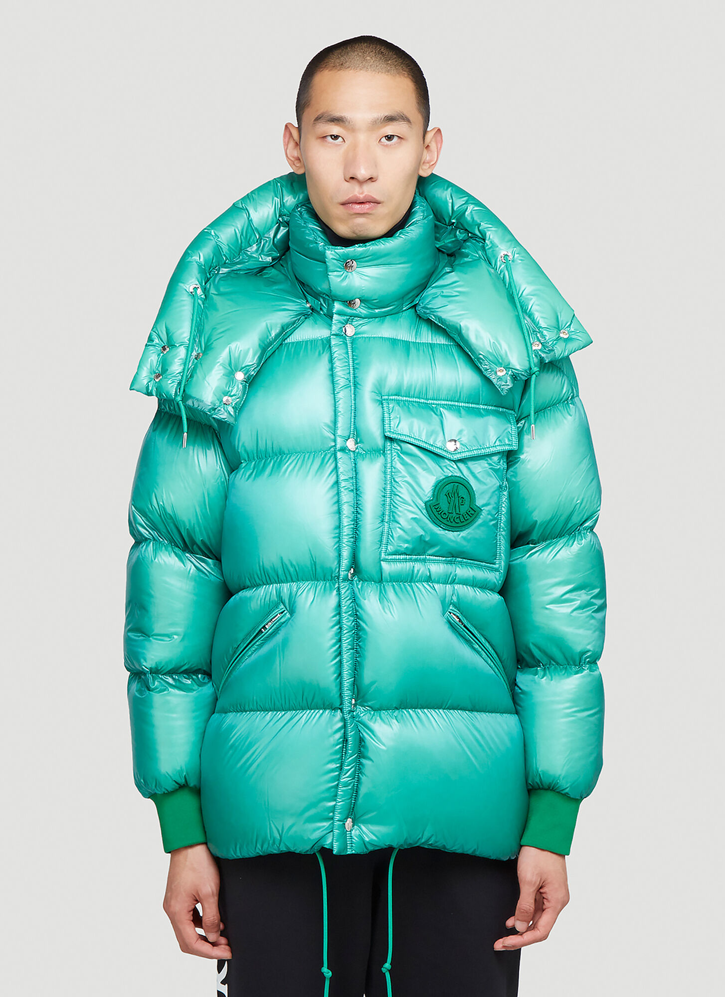 Moncler Lamentin Down Jacket In Green