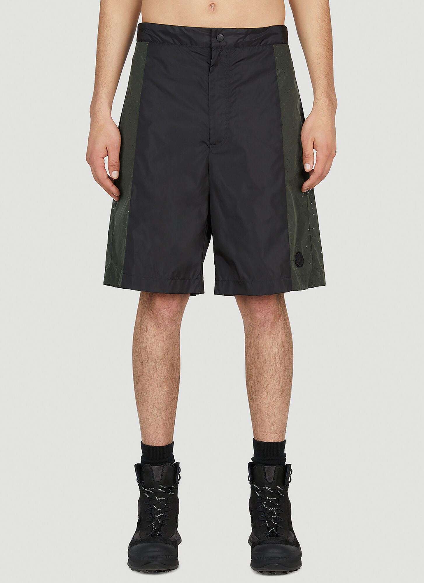 Moncler Born To Protect Shorts - Man Shorts Black Eu - 48 Moncler