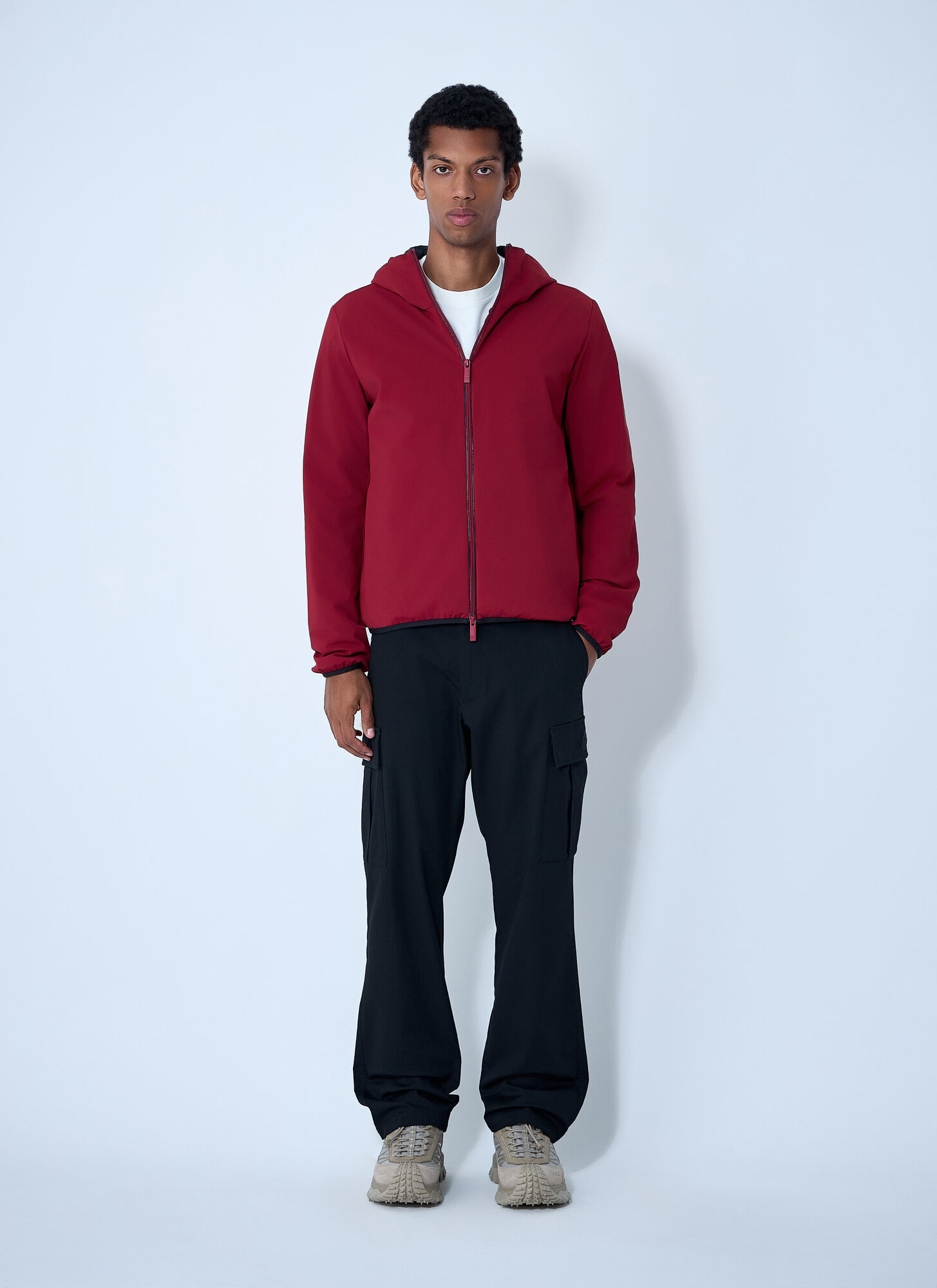  Moncler Moncler Batisse Hooded Short Down Jacket - Mann Jacken Red 2 