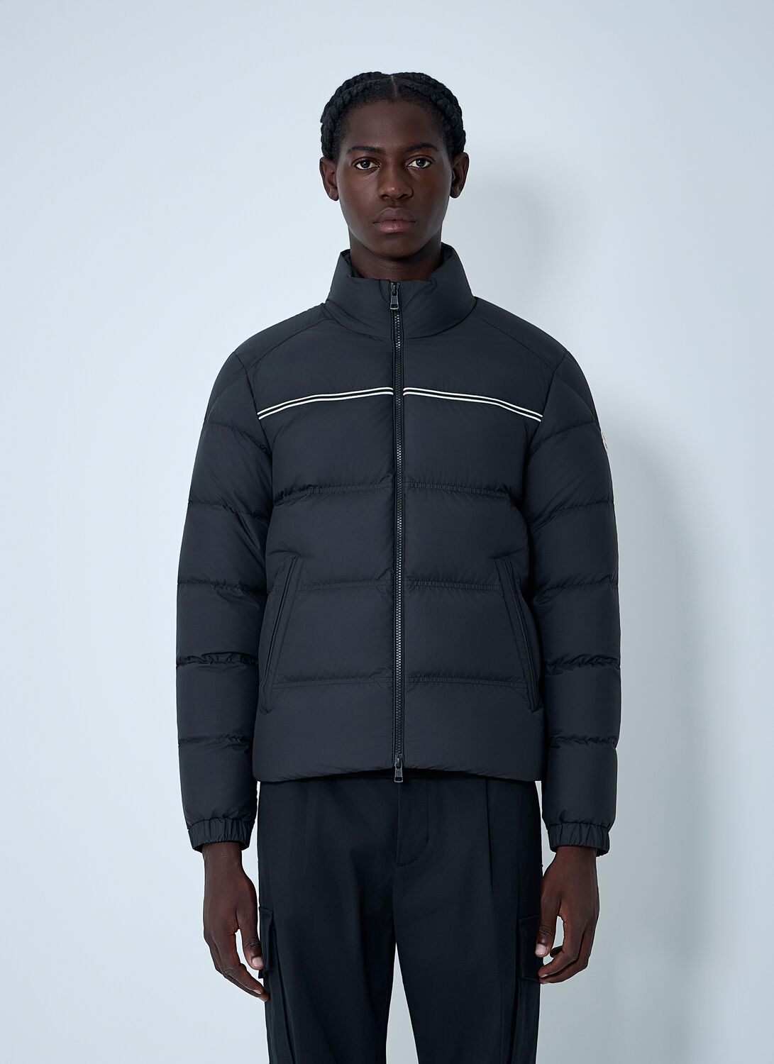 Moncler Bouvaque Down Puffer Jacket In Black