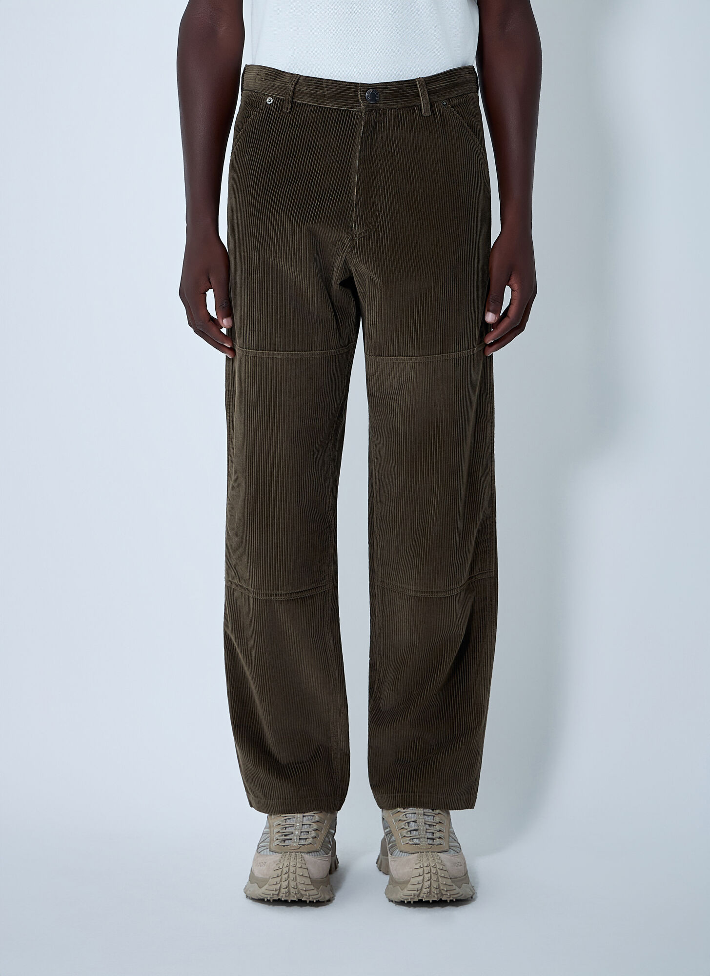 Moncler Logo Motif Pants - Man Pants Green It - 48