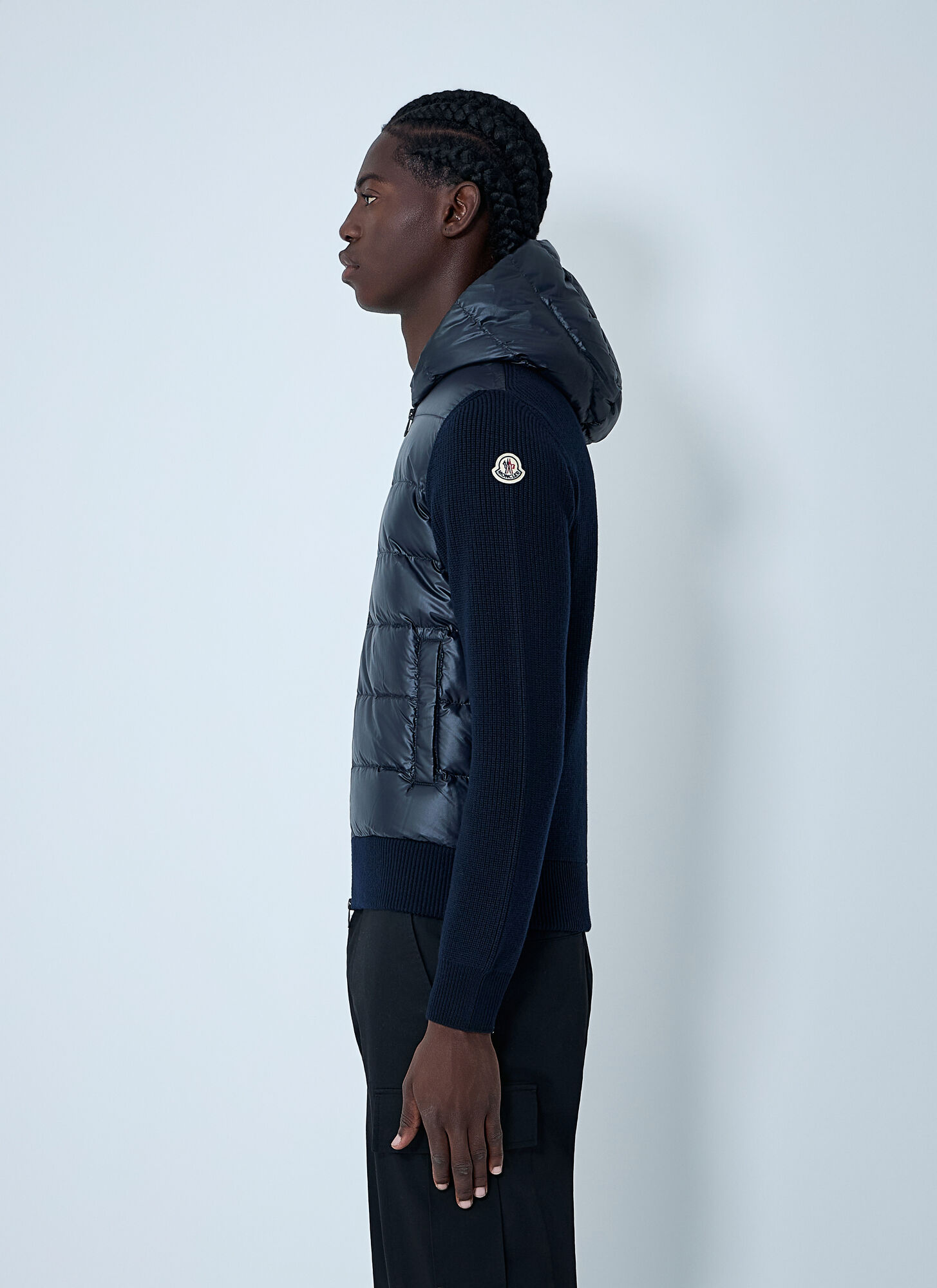  Moncler Moncler Quilted Cardigan - Mann Jacken Navy M 