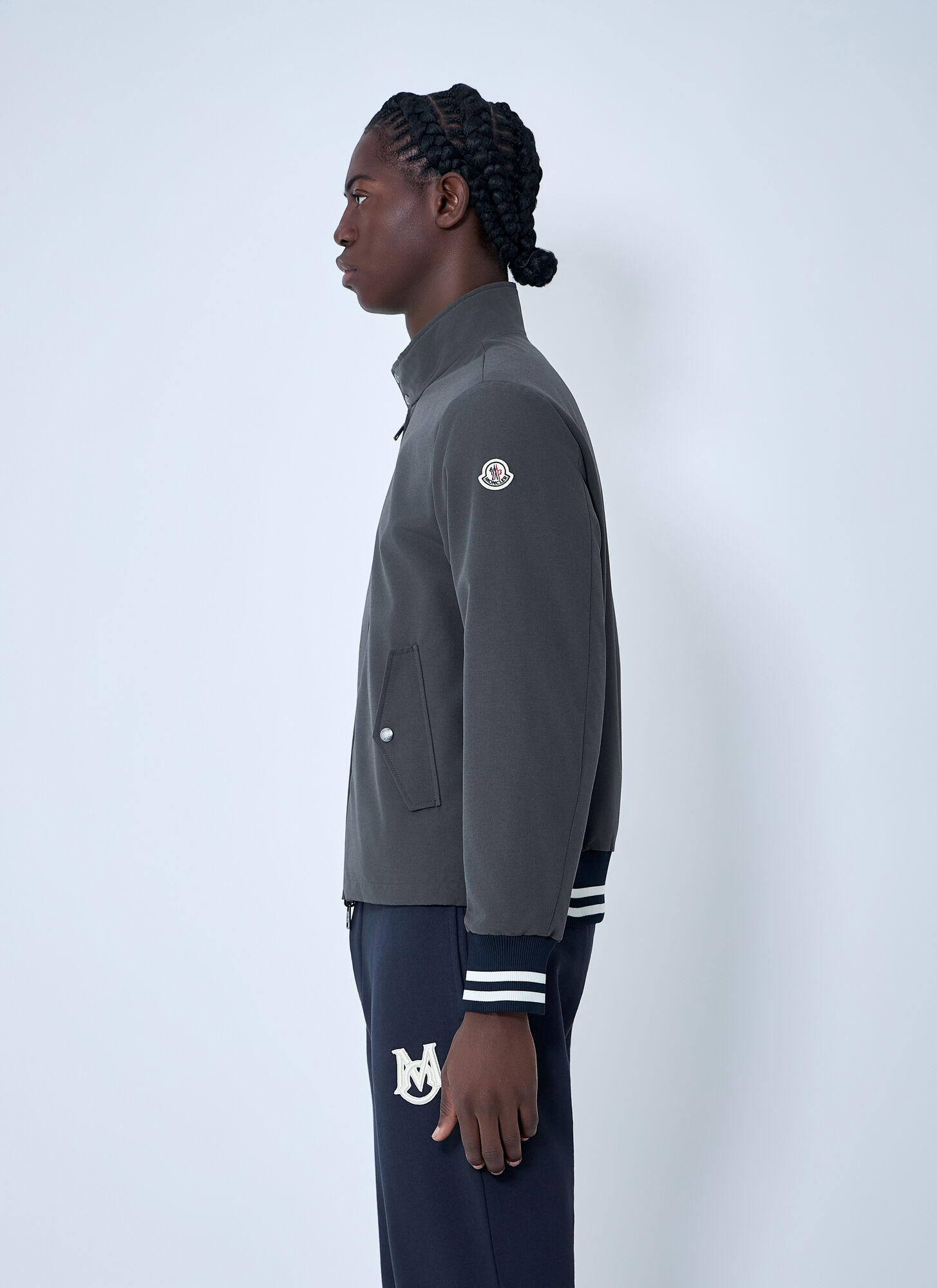  Moncler Moncler Prieure Reversible Down Bomber Jacket - Man Jackets Grey 2 