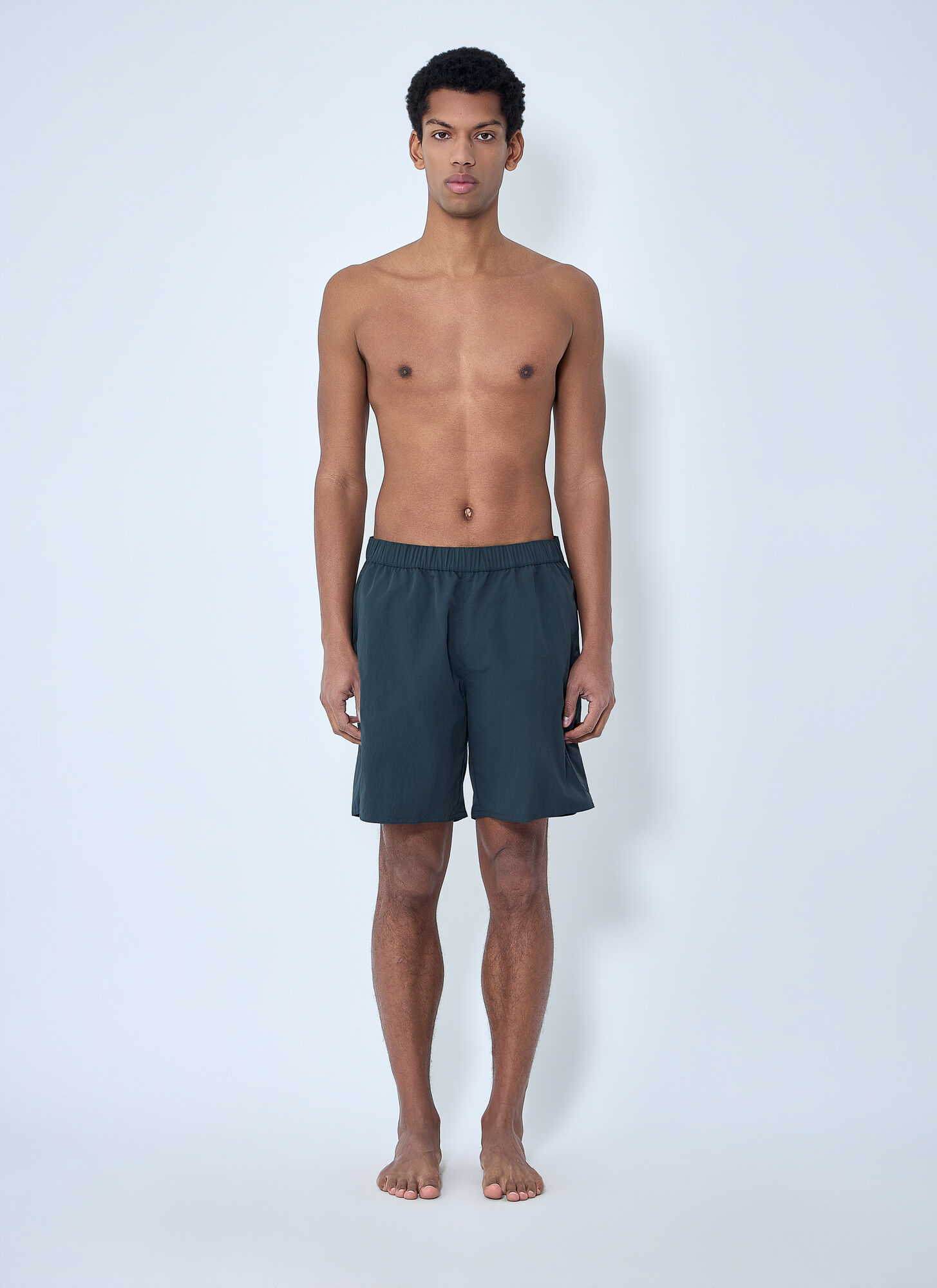  Moncler Moncler Elasticated Waist Shorts - Mann Bademode Green S 