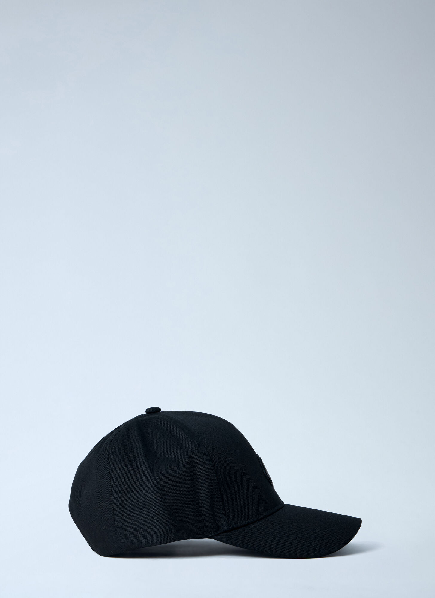  Moncler Moncler Logo Embroidered Baseball Cap - Mann Hats Black One Size 
