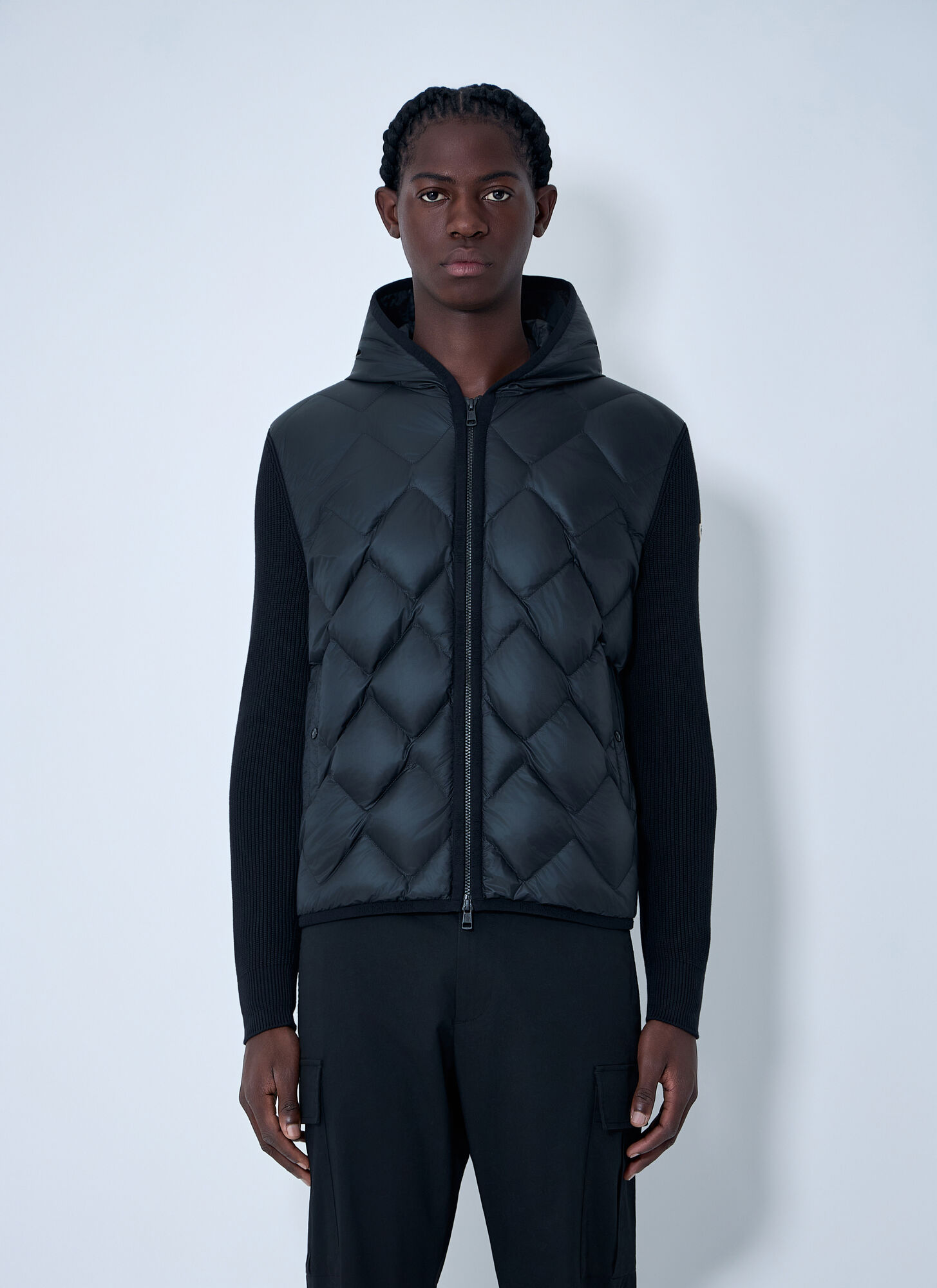 Moncler Men's Black Quilted Jacket - Man Jackets Xl