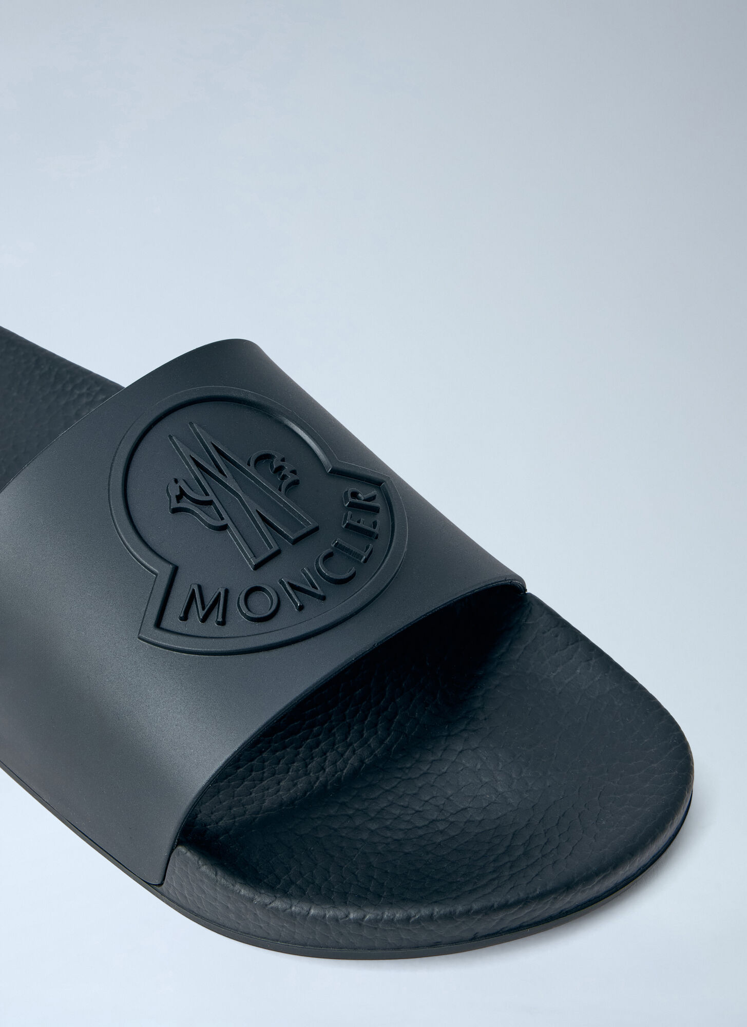  Moncler Moncler Basile Slides - Mann Pantoletten Black Eu - 45 