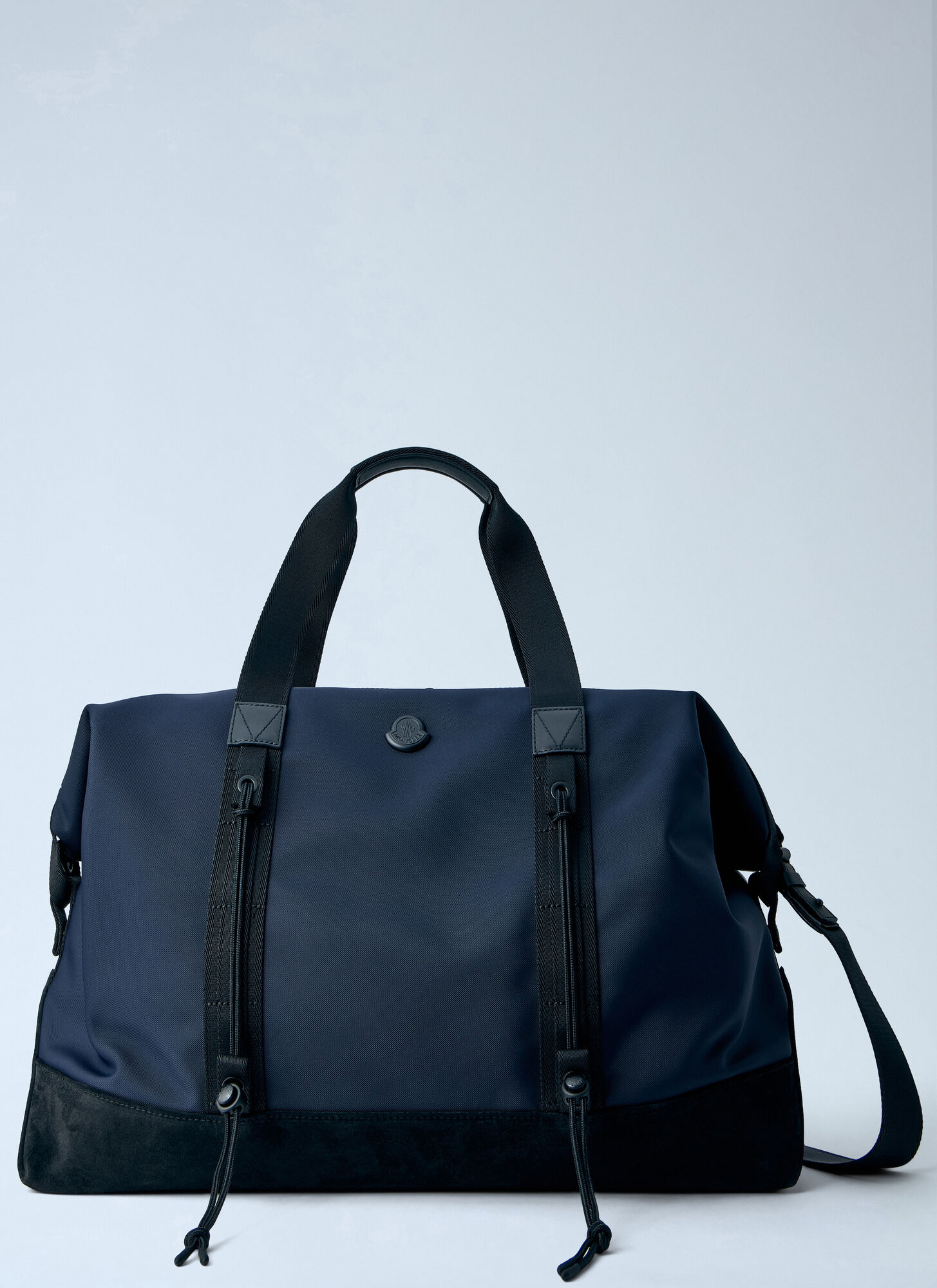 Moncler Men's Navy Tech Duffle Weekend Bag - Man Weekend Bags One Size