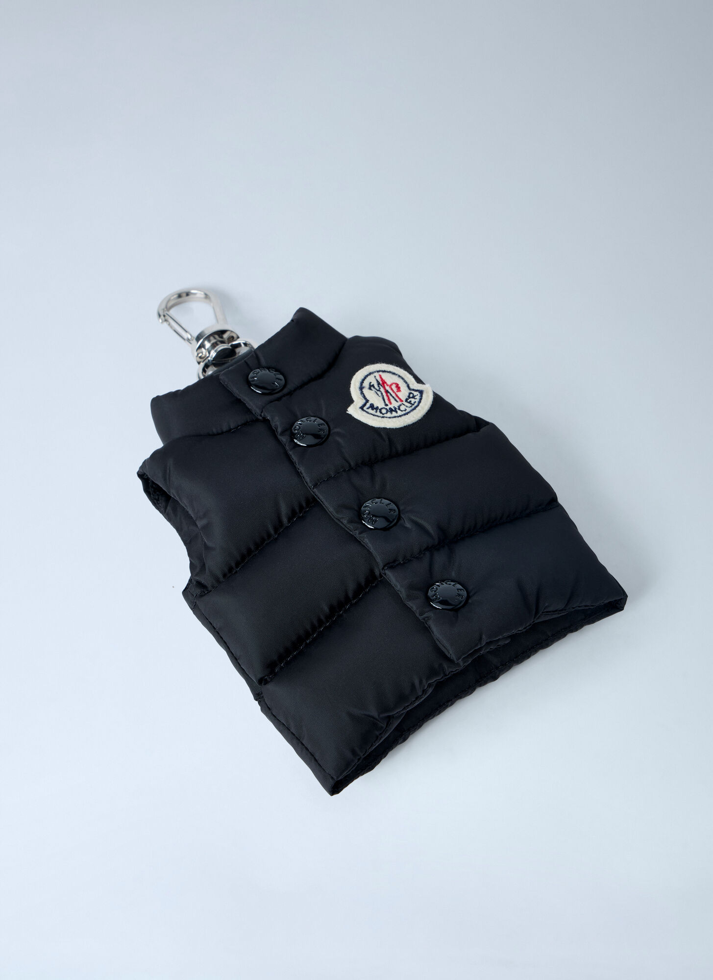  Moncler Moncler Puffer Keyring Charm - Mann Schlüsselringe Black One Size 
