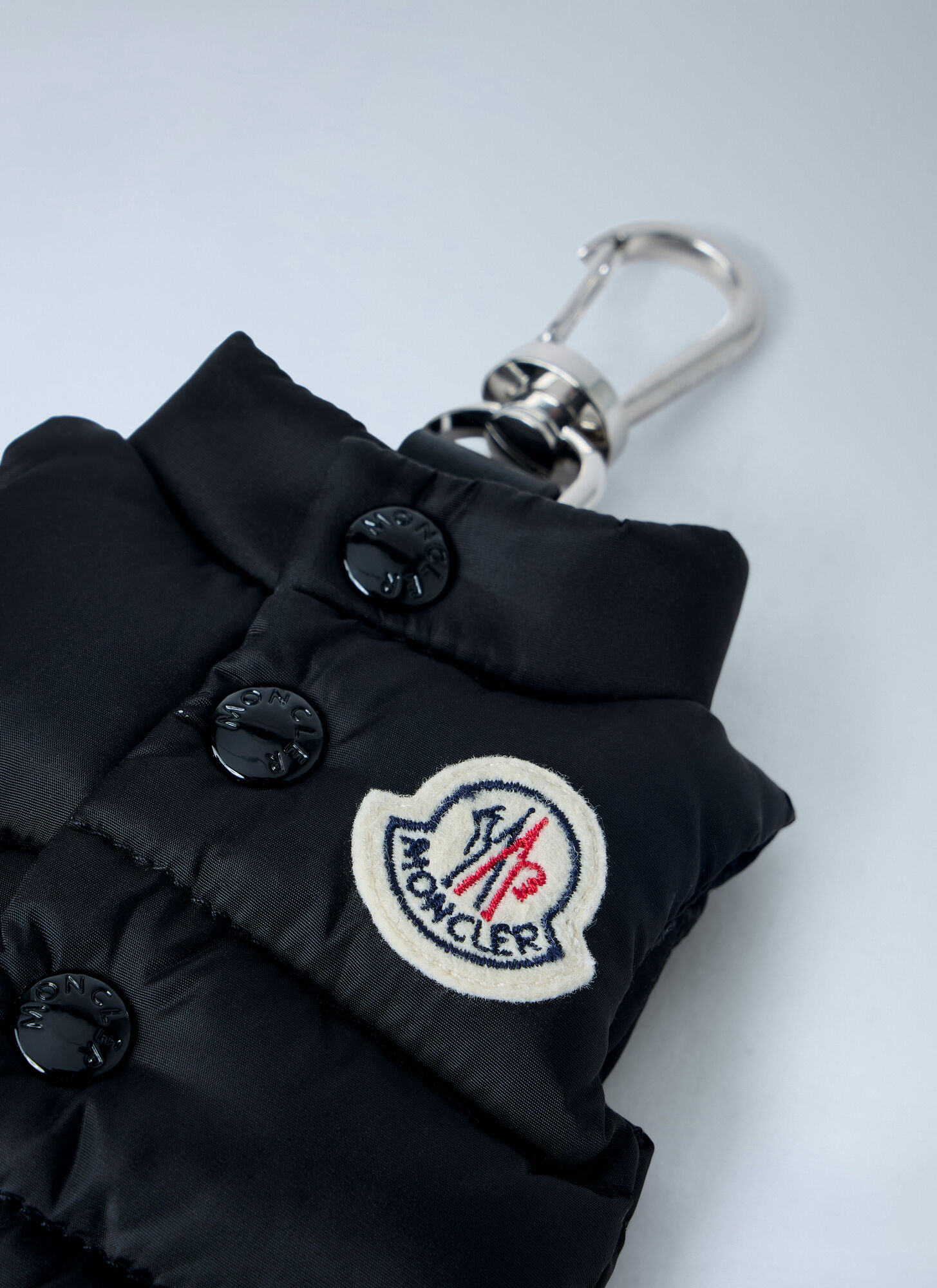  Moncler Moncler Puffer Keyring Charm - Mann Schlüsselringe Black One Size 