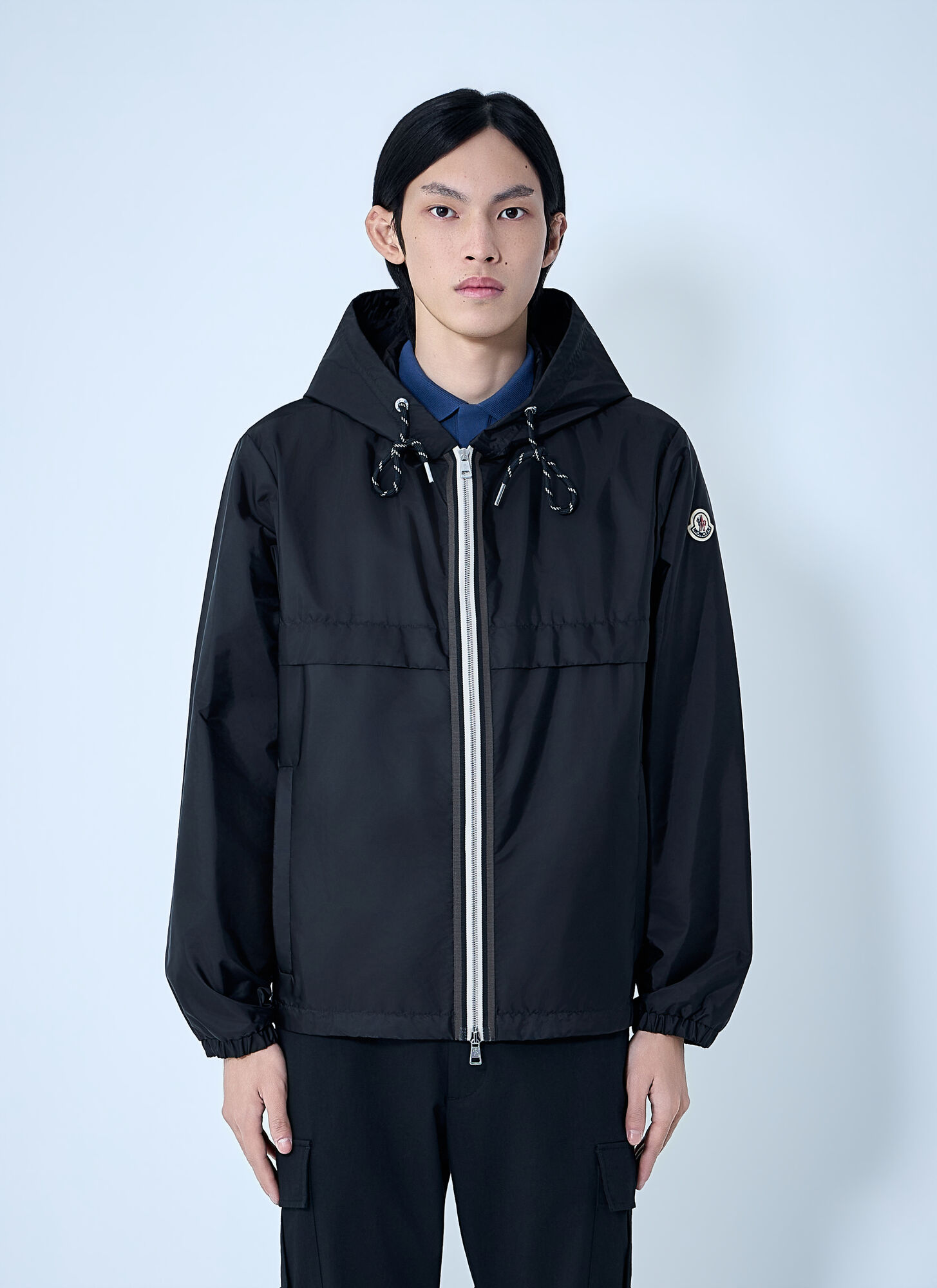 Moncler Nidge 连帽夹克 - Male 外套&夹克 Black 2