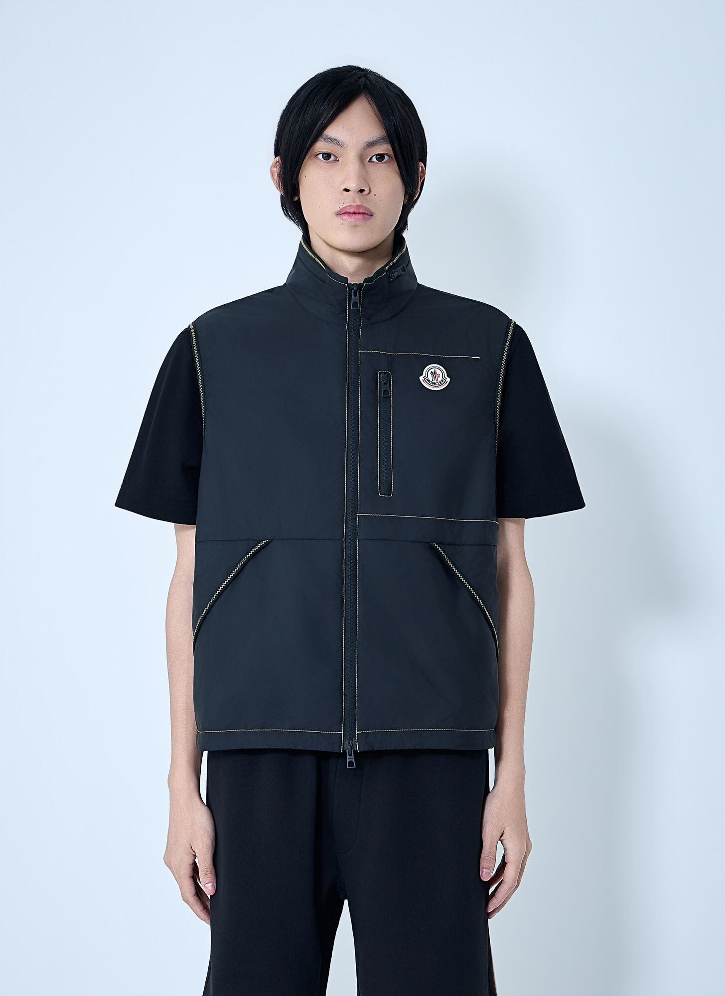 Moncler Men's Black Ansiei Vest - Man Jackets 5