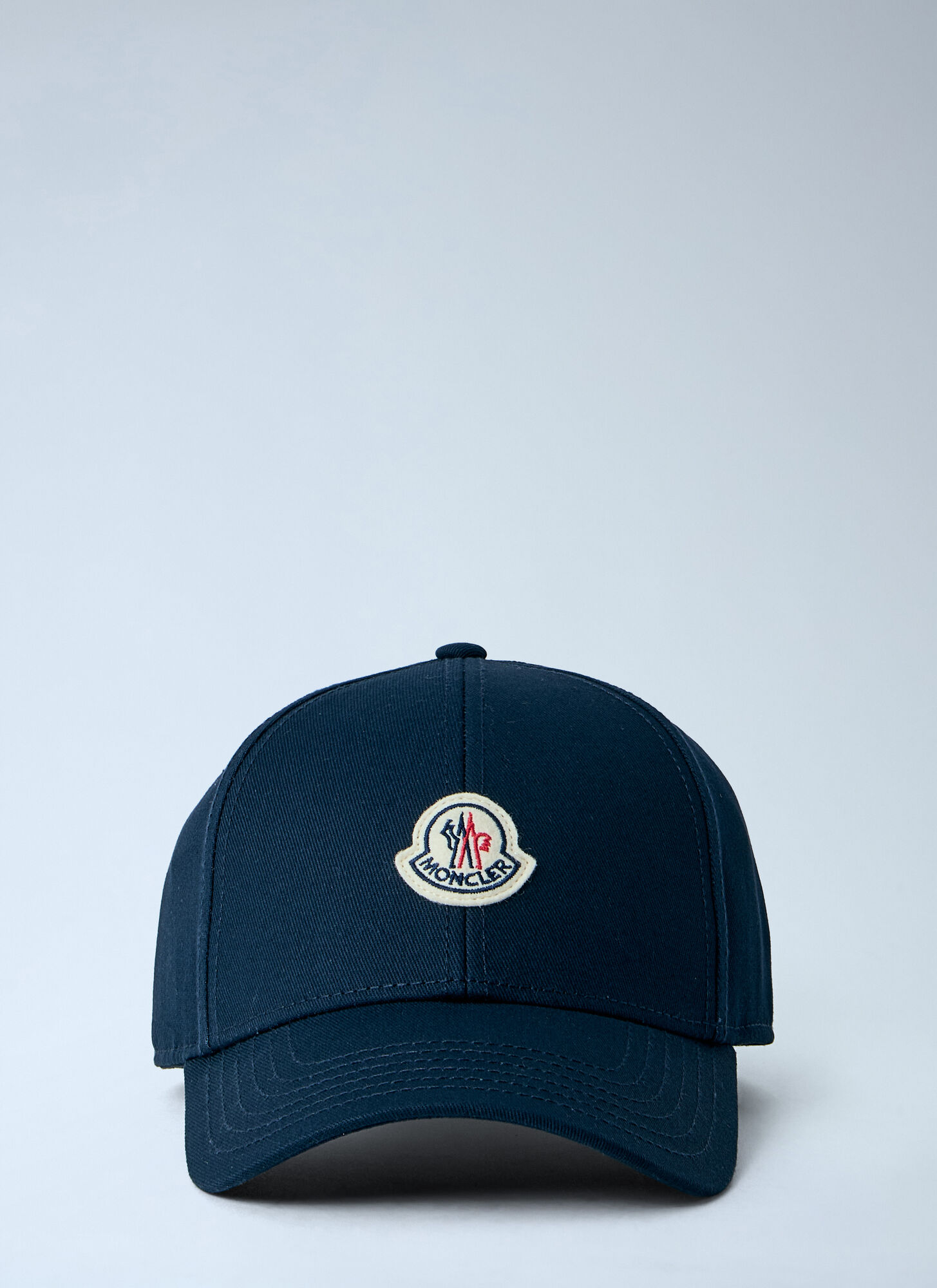 Moncler Men's Navy Baseball Logo Cap - Man Hats One Size