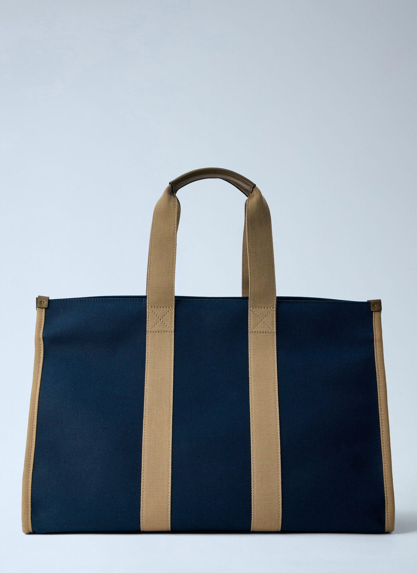  Moncler Moncler Canvas Logo Tote Bag - Mann Shopper Navy One Size 