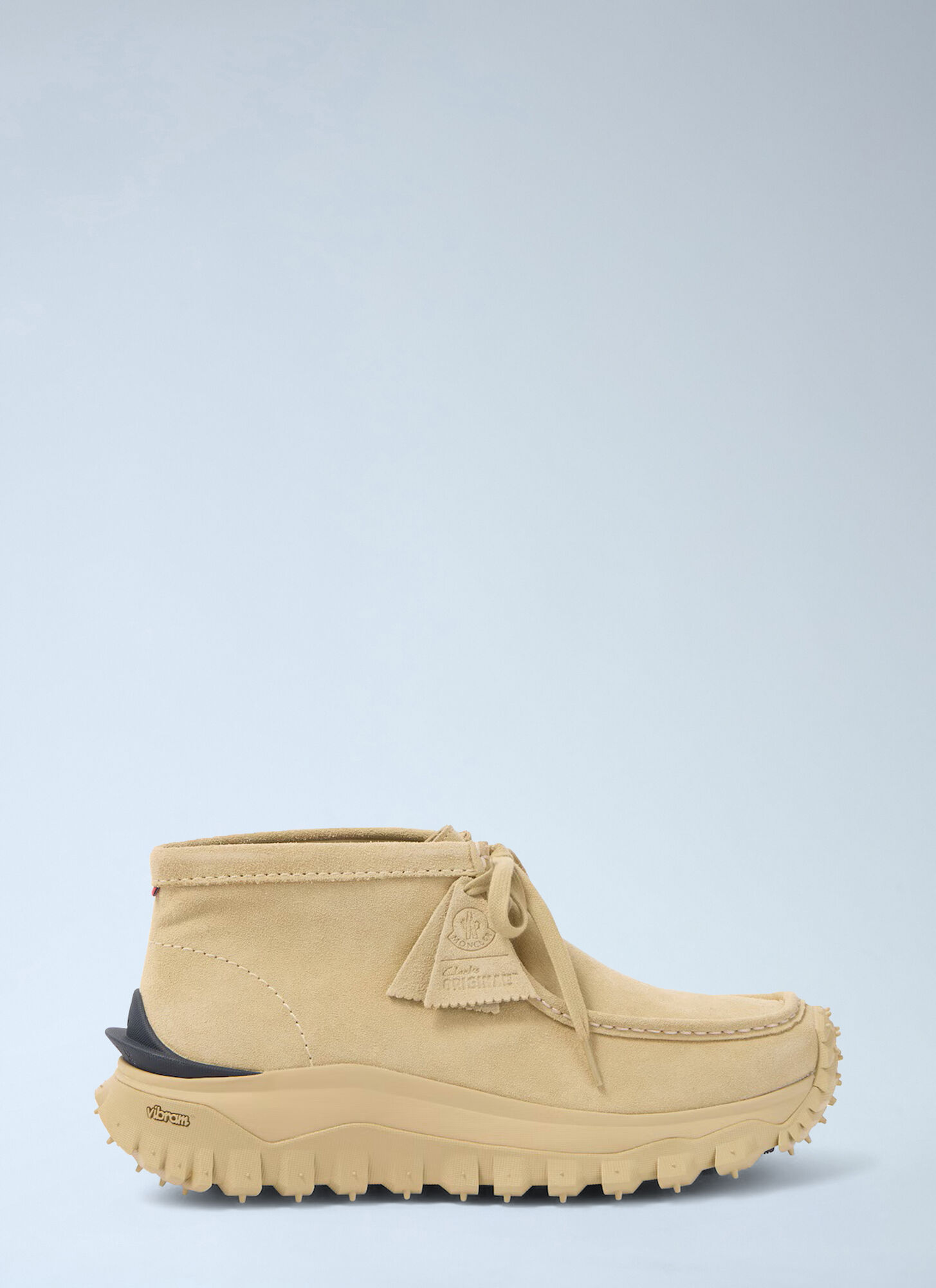 Moncler , Lace-Up Boots, Male, Green, 10 Uk, Trailgrip Wallabee Gtx Suede Boots - Image 3