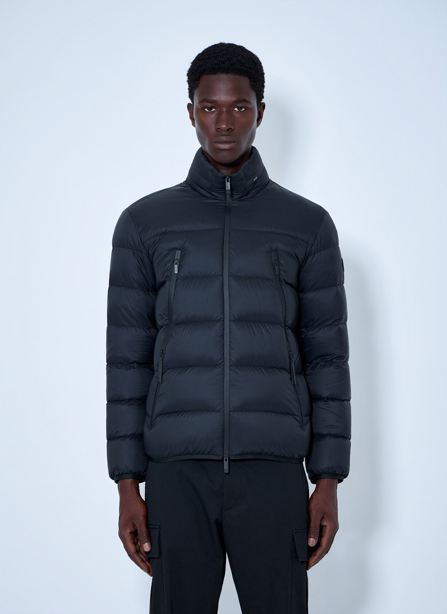 Moncler Men's Black Dalalven Short Down Jacket - Man Jackets 2