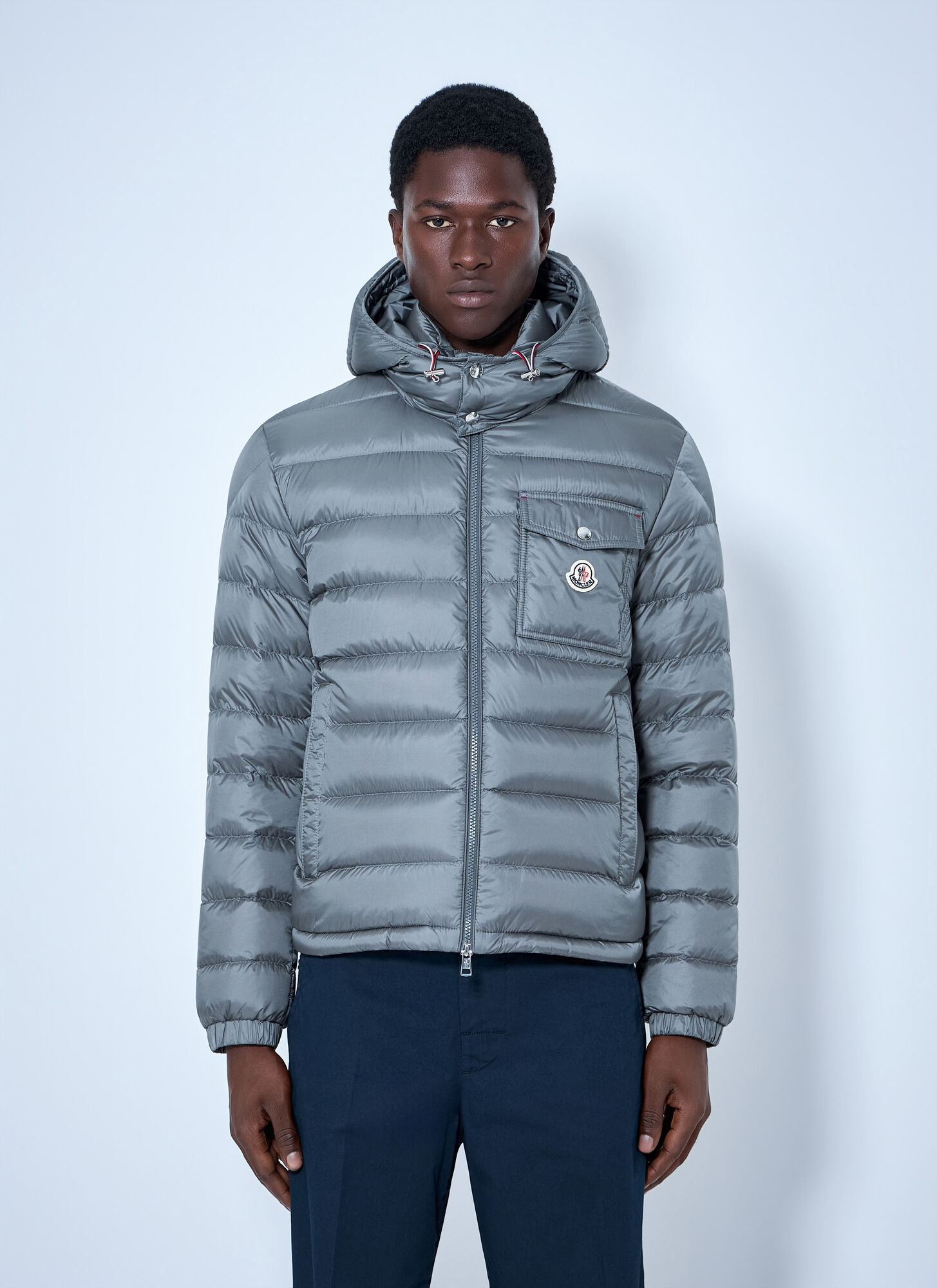 Moncler Men's Grey Verith Hooded Jacket - Man Jackets 04