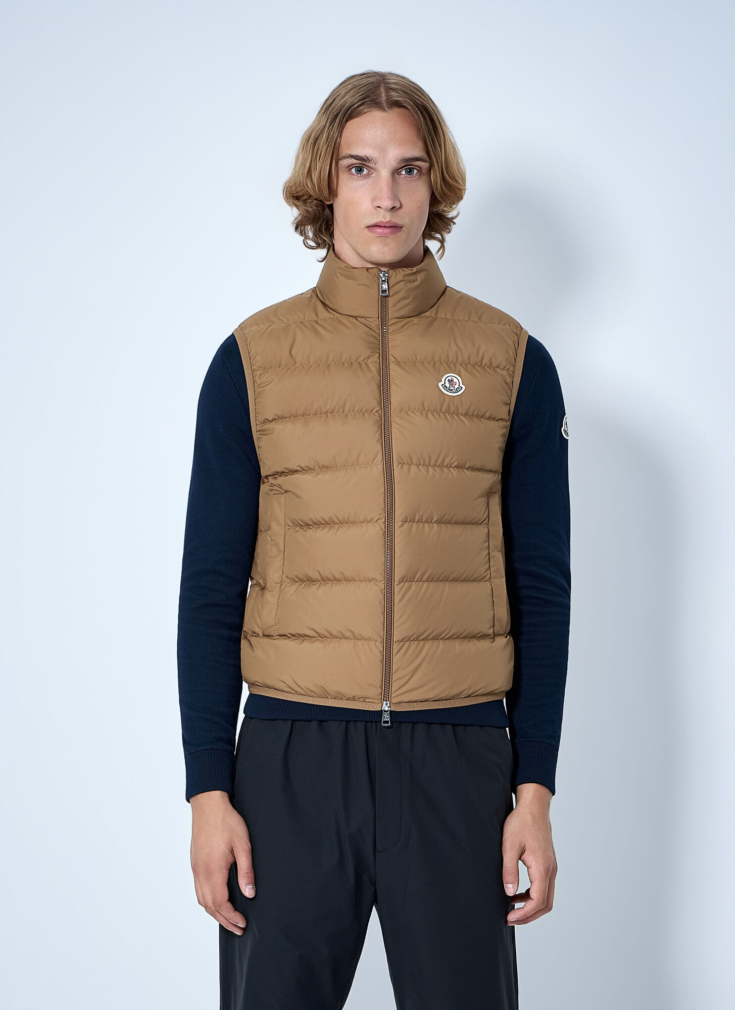 Moncler Men's Brown Contrin Down Gilet - Man Jackets 4