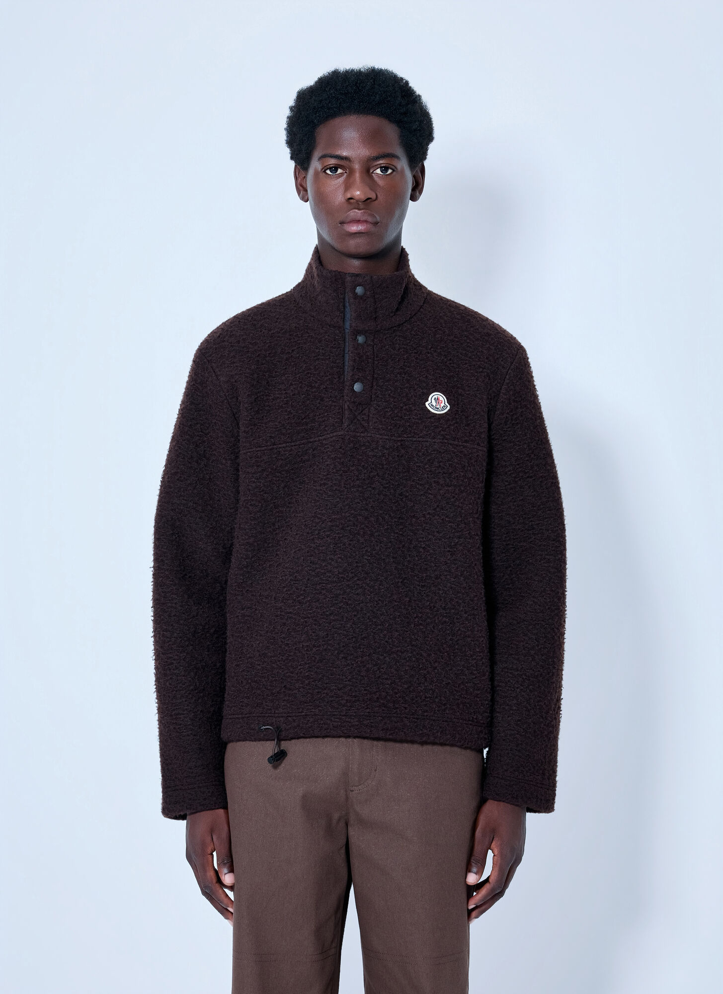 Moncler Men's Brown Logo Sweater UK Size 42 - Mytheresa - Image 2