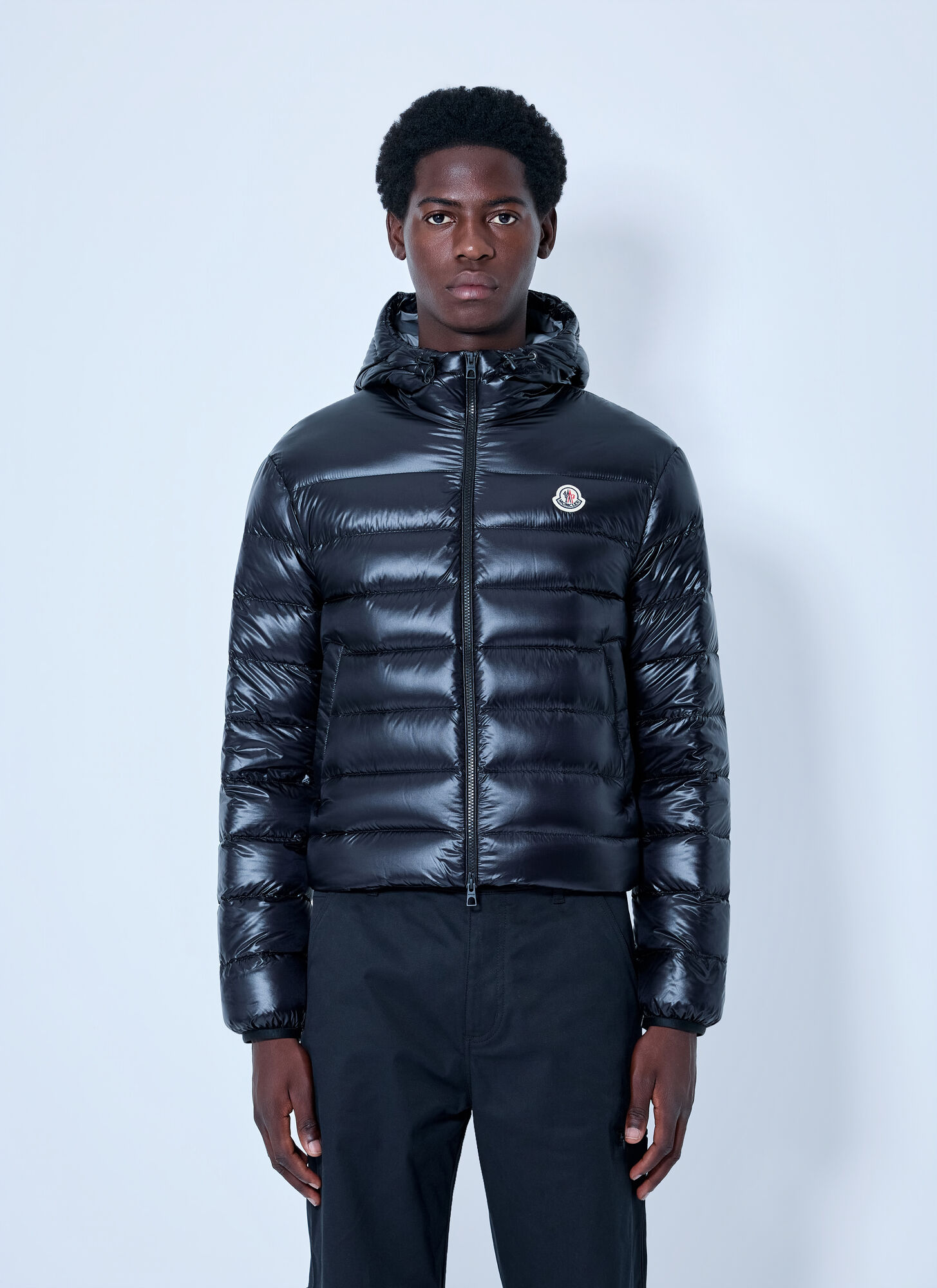 Moncler Uomo Nero Forzo Hooded Packable Short Down Jacket - Man Jackets 2