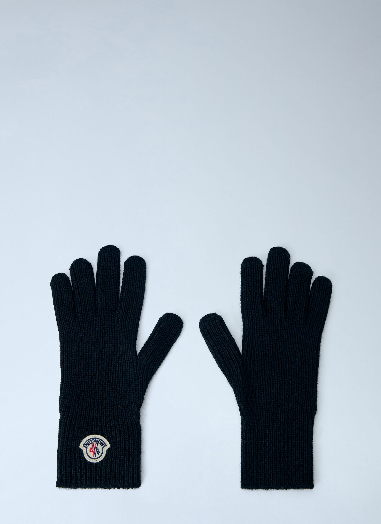Moncler   Wool Gloves for Men in Black, Size: L - Image 4