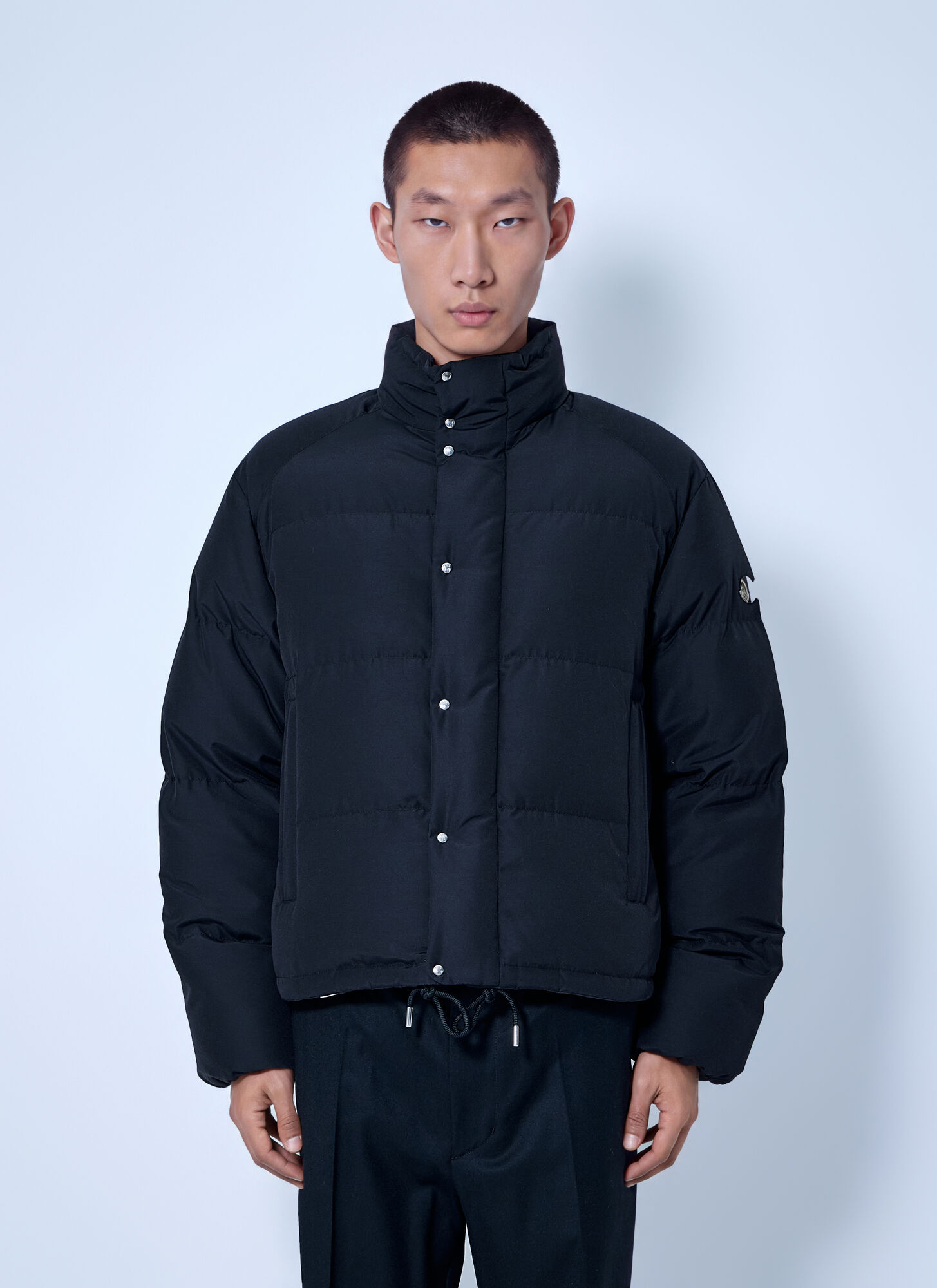 Moncler Verone Short Down Jacket - Man Jackets Black 4