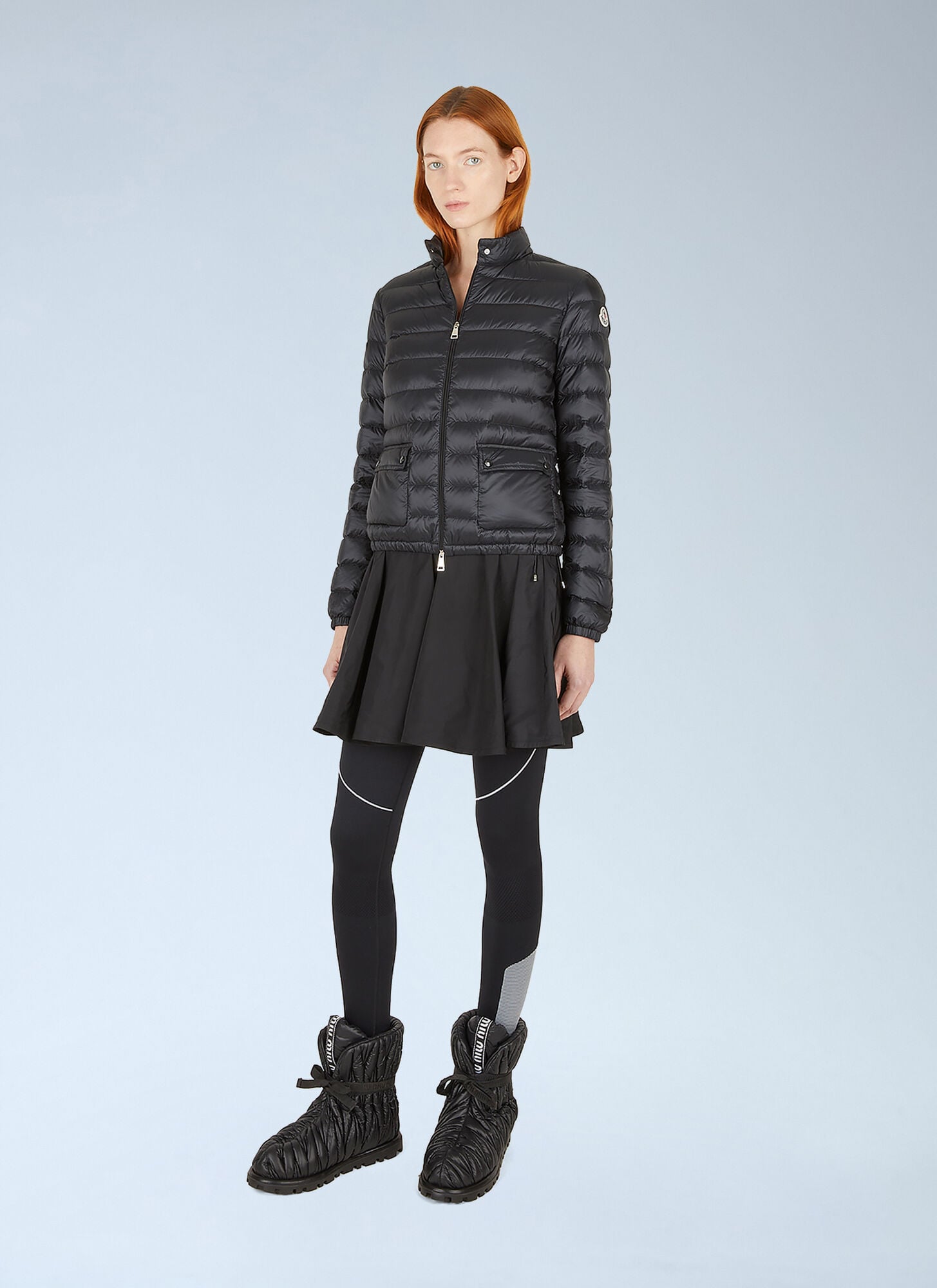  Moncler Moncler Lans Short Down Jacket - Frau Jacken Black 0 