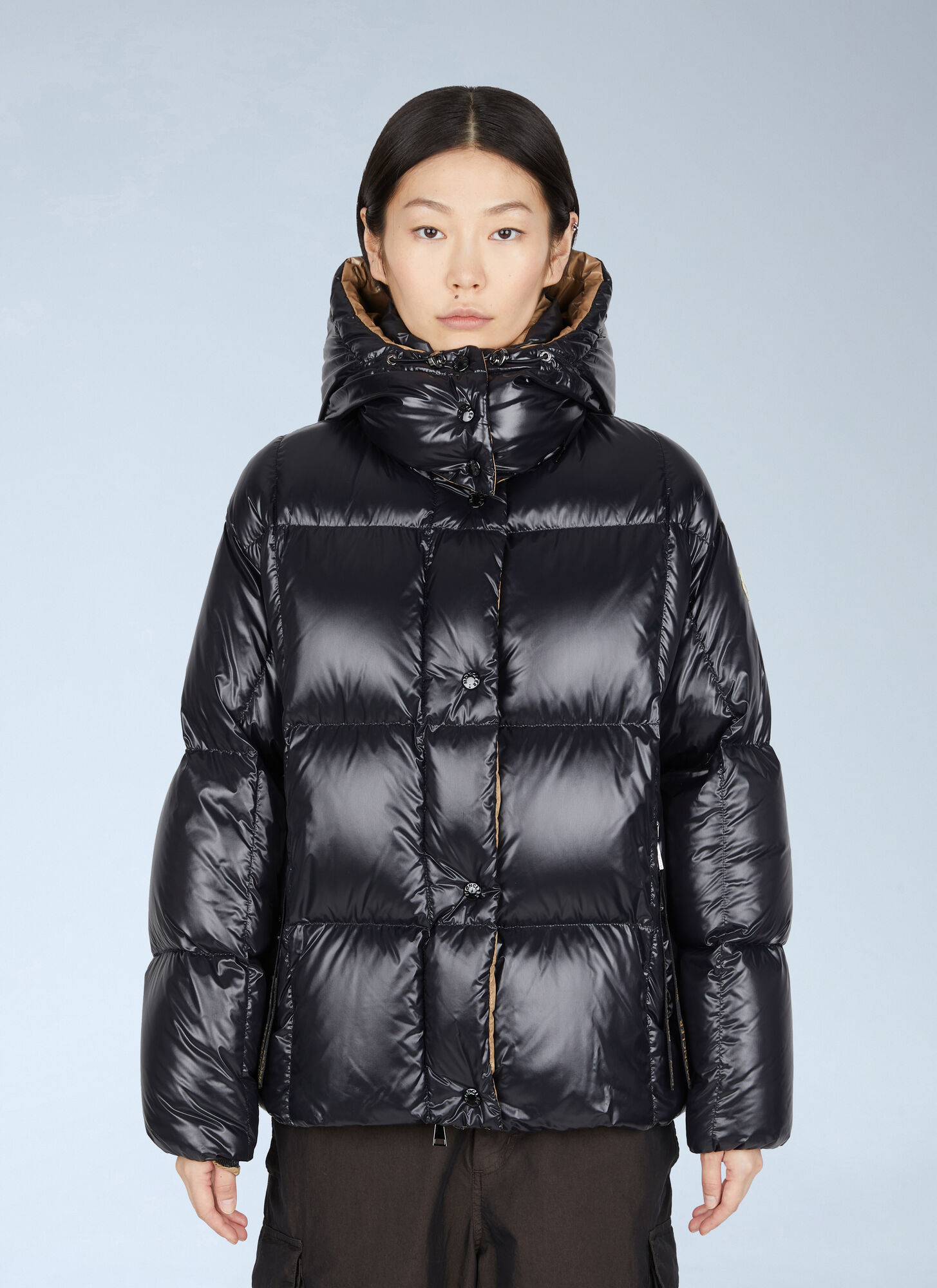 Moncler Women's Black Parana Short Down Jacket - Woman Jackets 4