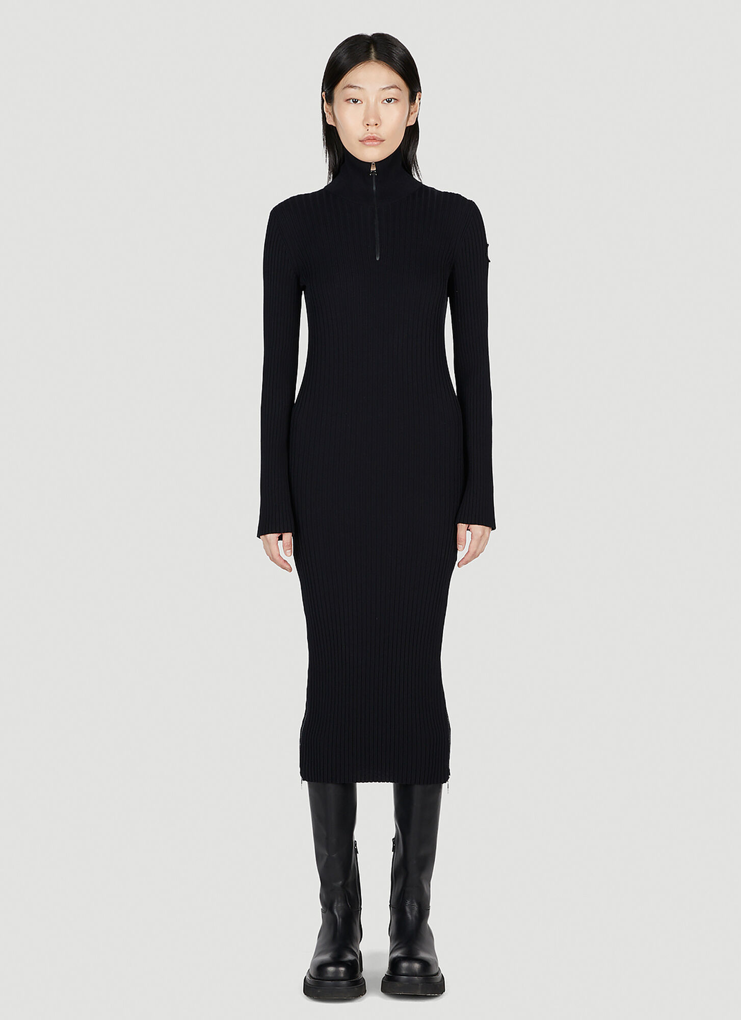 Moncler Dress In Black