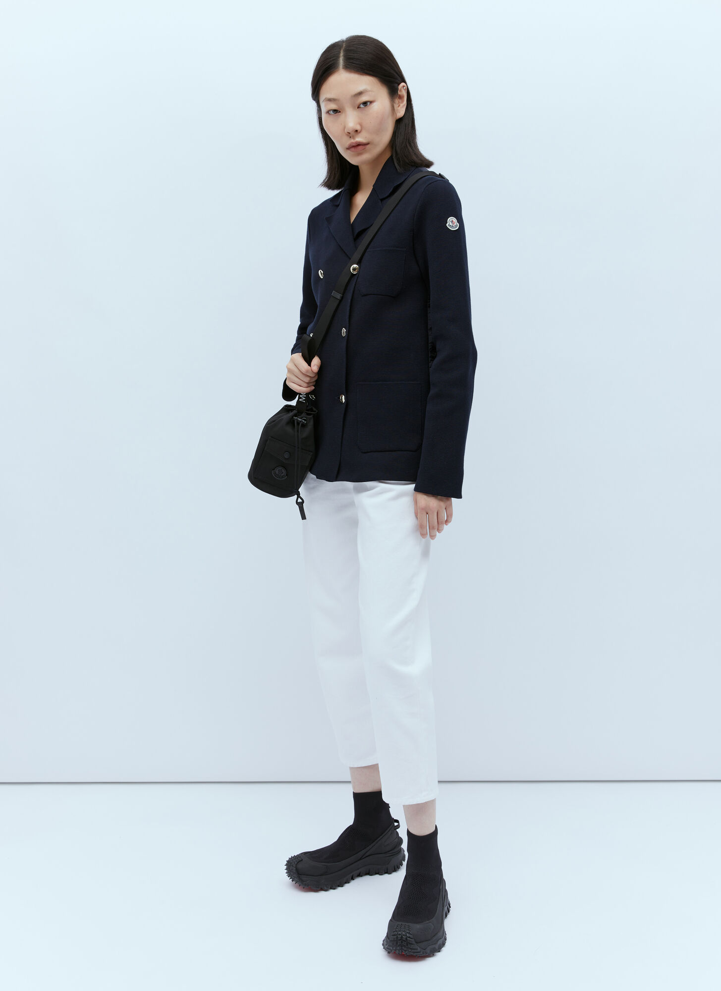  Moncler Moncler Cropped Jeans - Frau Jeans White It - 40 