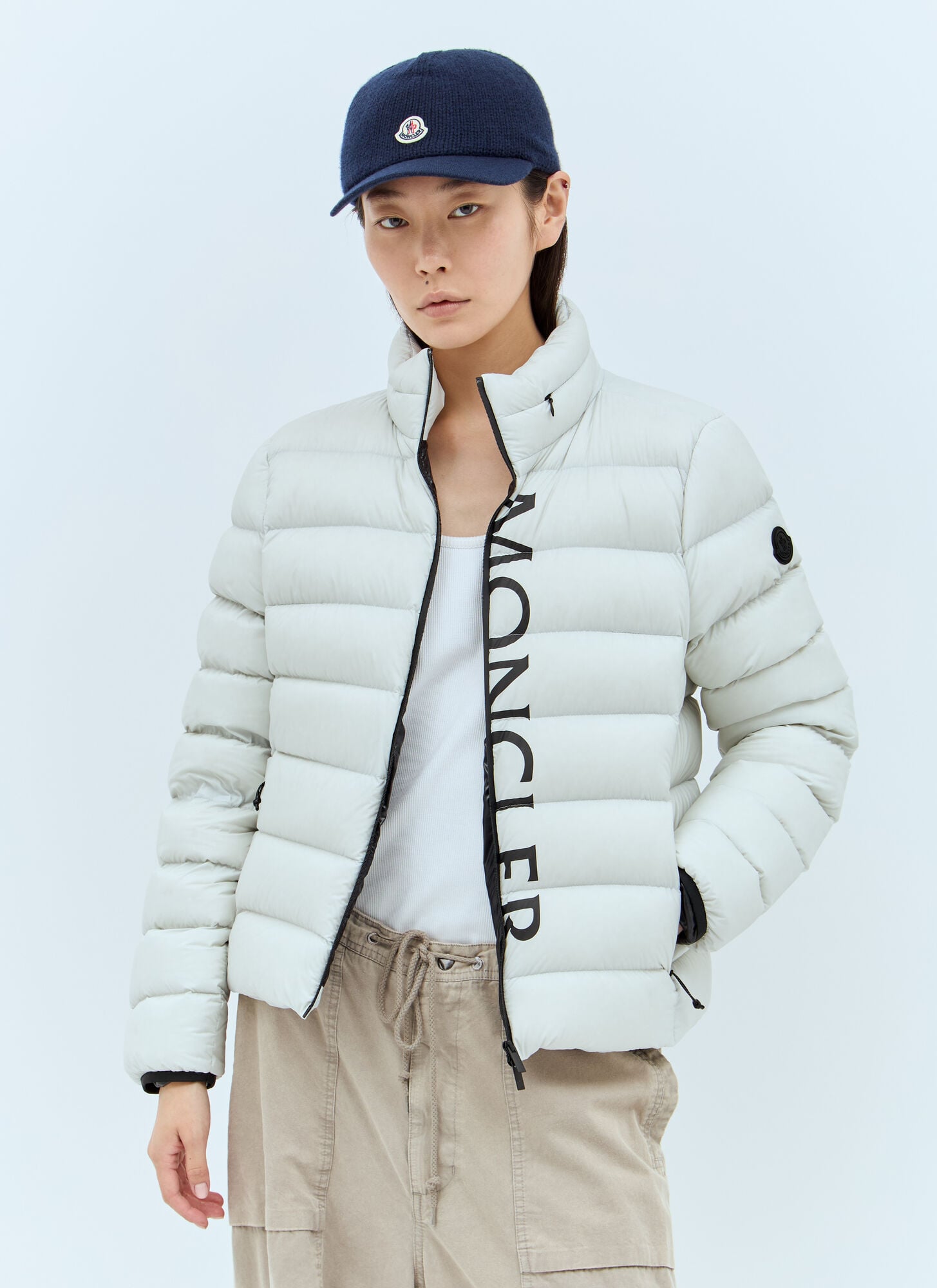  Moncler Moncler Knitted Baseball Cap - Frau Hats Blue S 