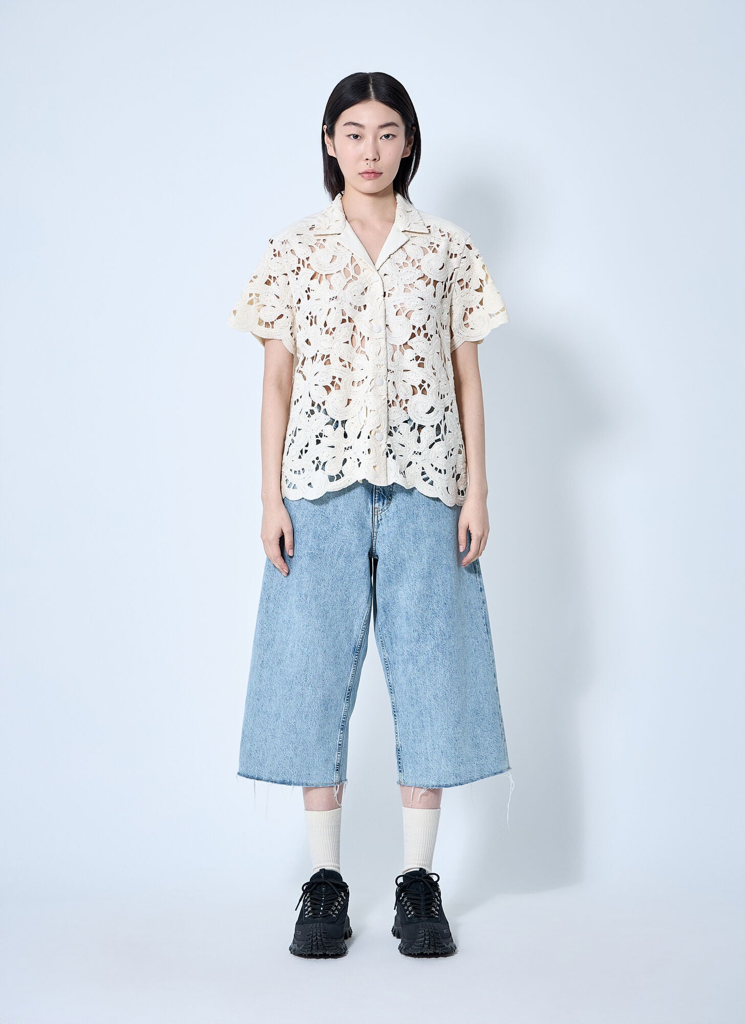  Moncler Moncler Short Sleeve Button-down Shirt - Frau Hemden White It - 42 