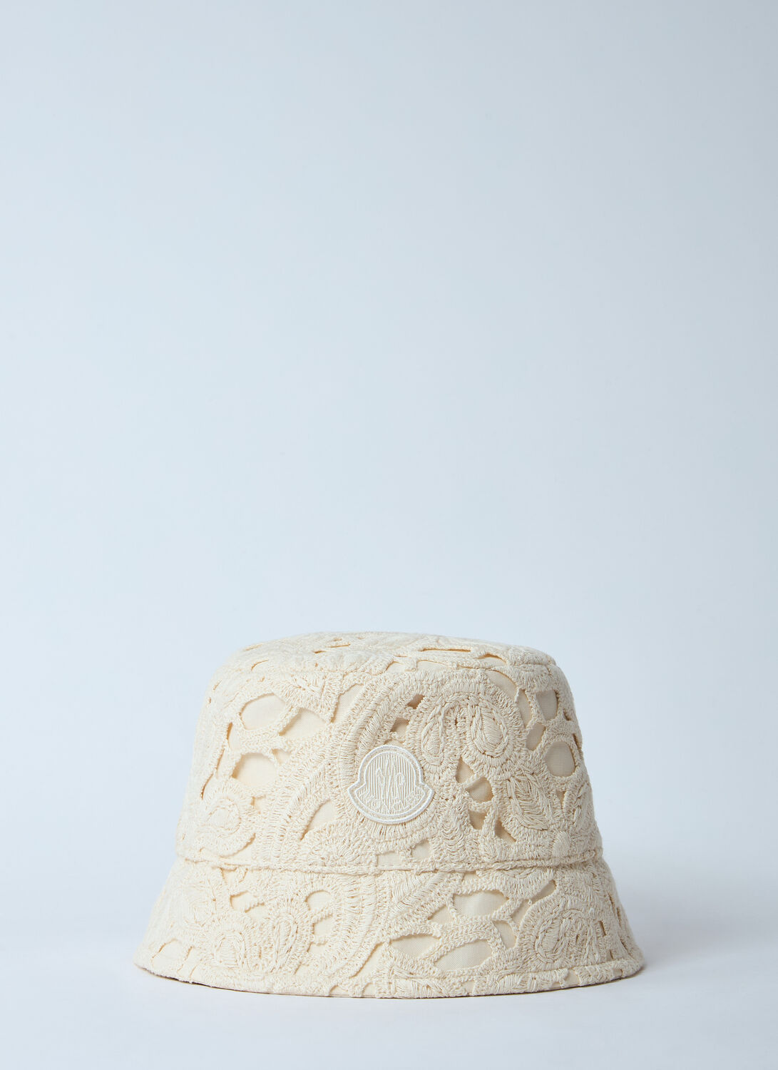 Moncler Broderie Anglaise Bucket Hat In Black