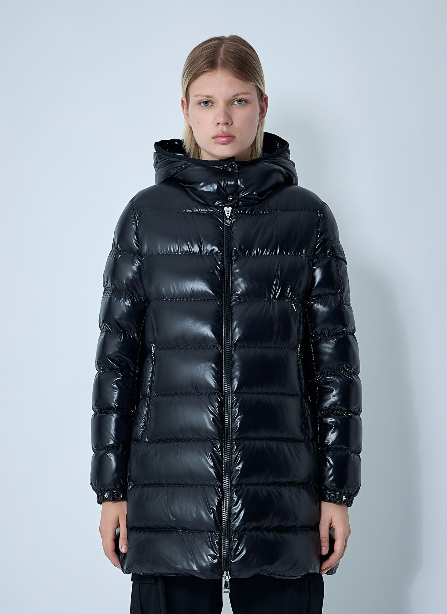 Moncler Courcelles Long Down Coat