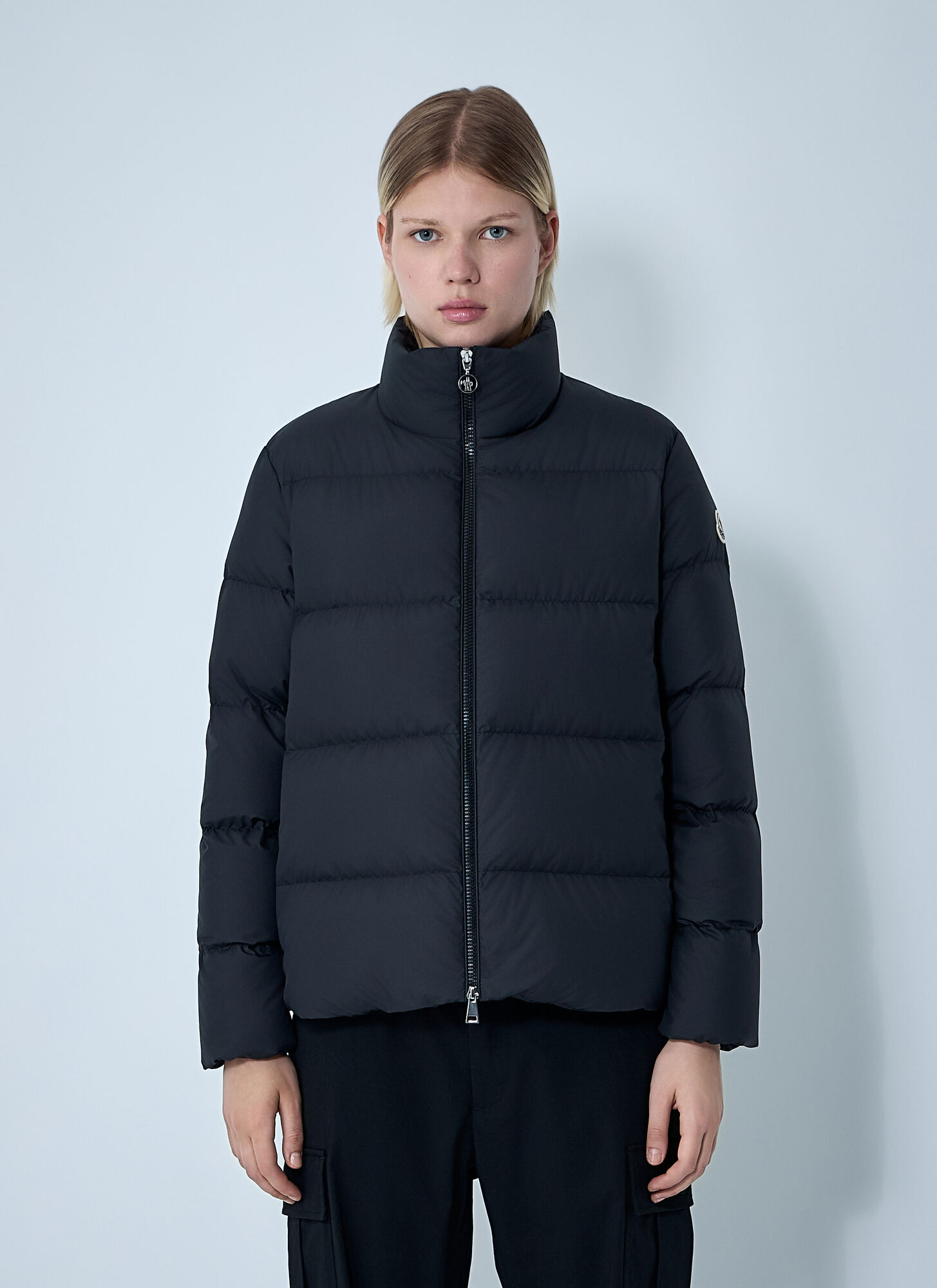 Moncler Women Blue Mauzun Short Down Jacket