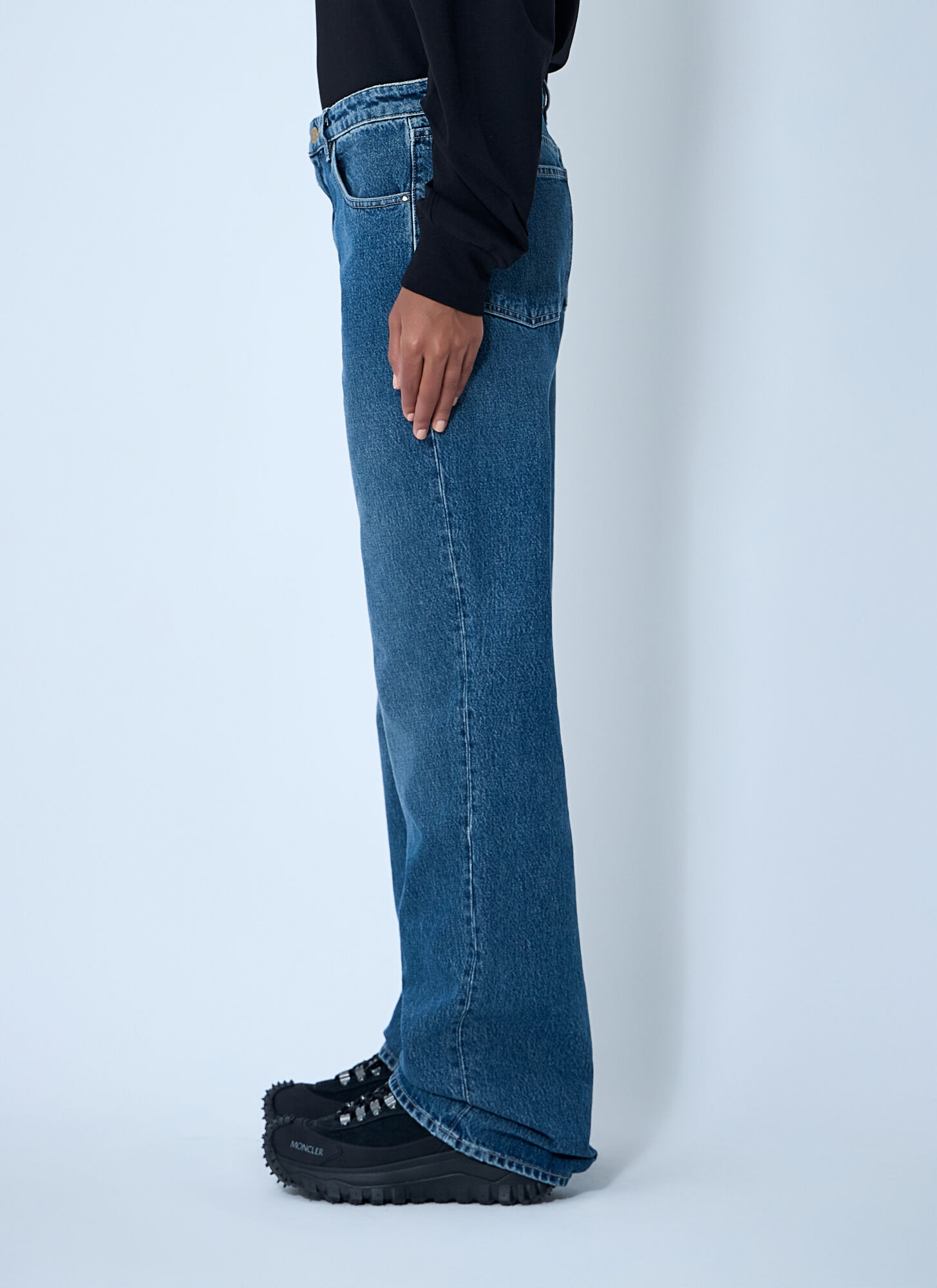  Moncler Moncler Five-pocket Jeans - Frau Jeans Navy It - 40 