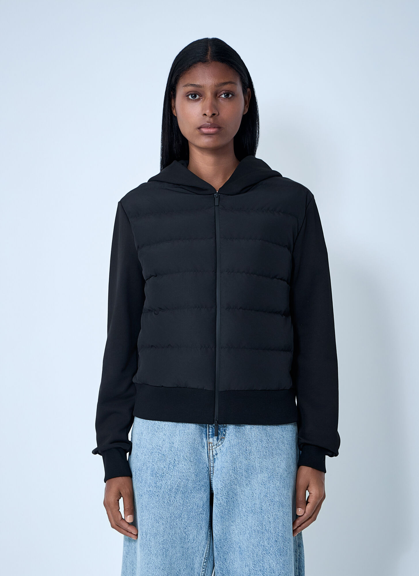 Moncler Women Quilted Hooded Cardigan