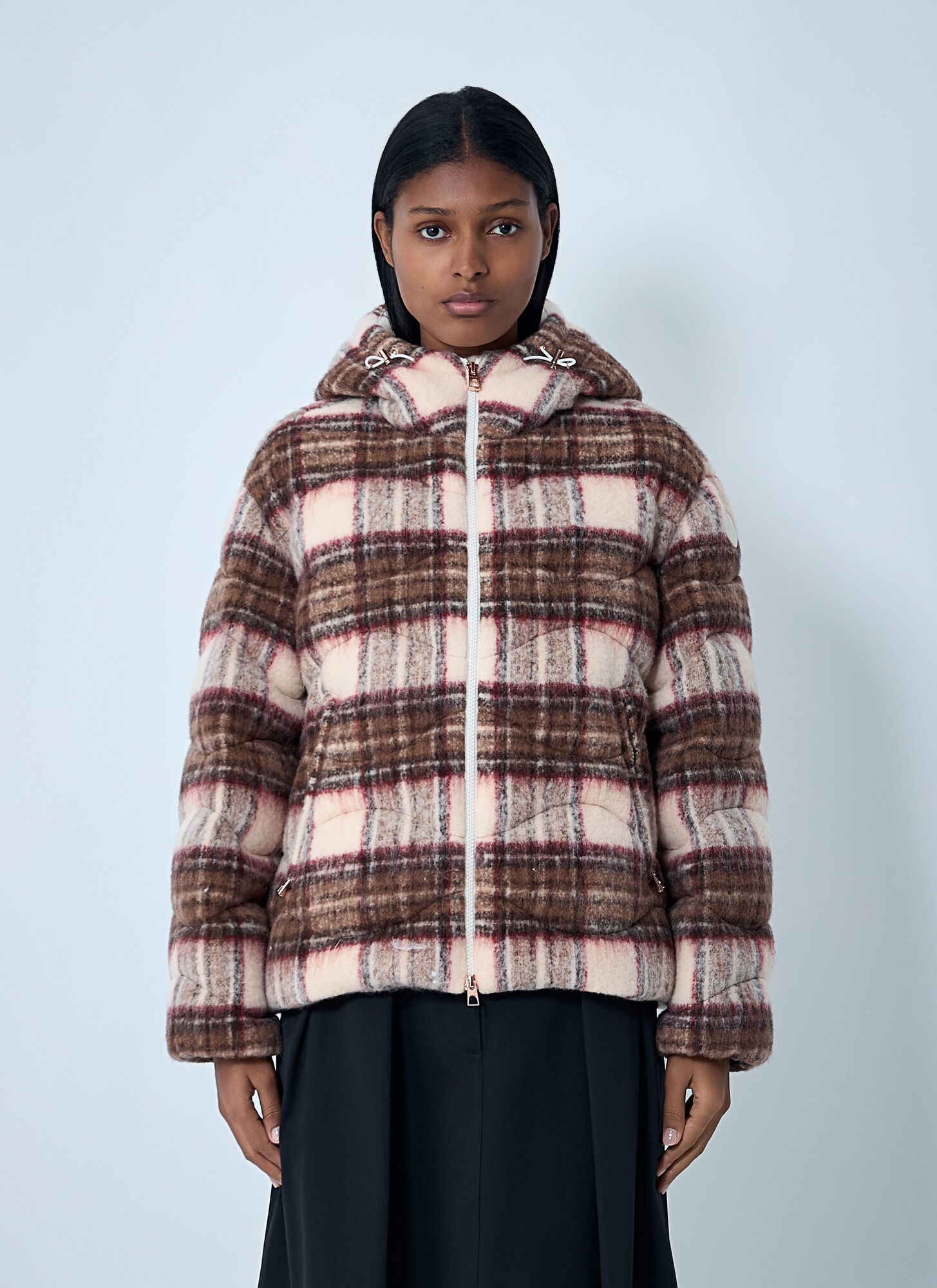 Moncler Women's Brown Cervi Short Down Jacket - Woman Jackets 2