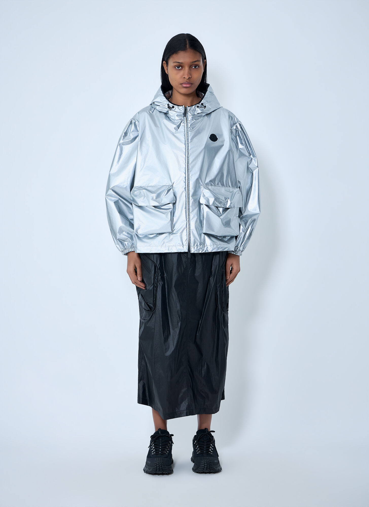  Moncler Moncler Ylang Bomber Jacket - Frau Jacken Silver 0 